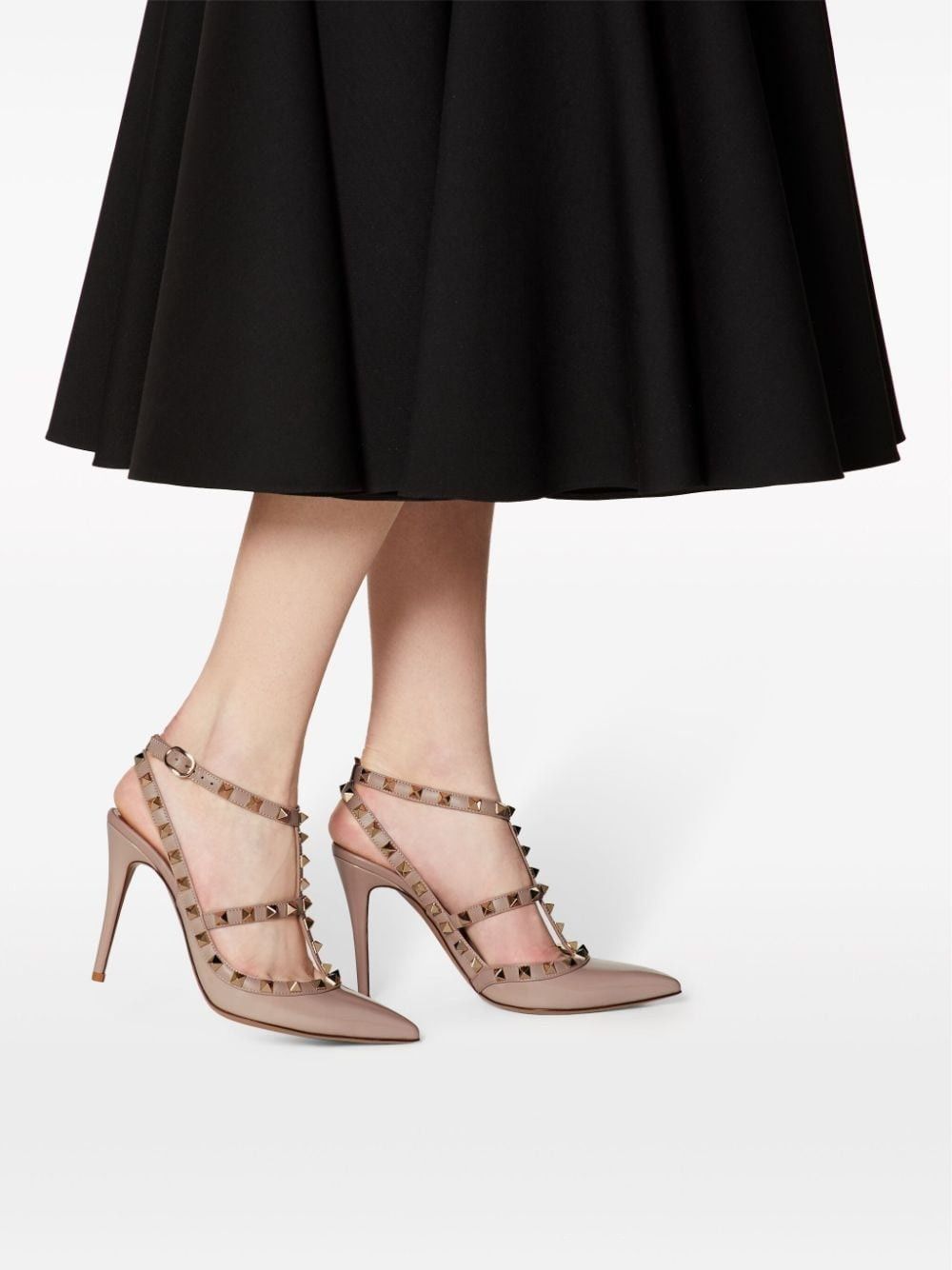 Valentino o1s22i1n0924 Rockstud Slingback Pumps in Pink Size US 10 / IT 40 - 6 Thumbnail