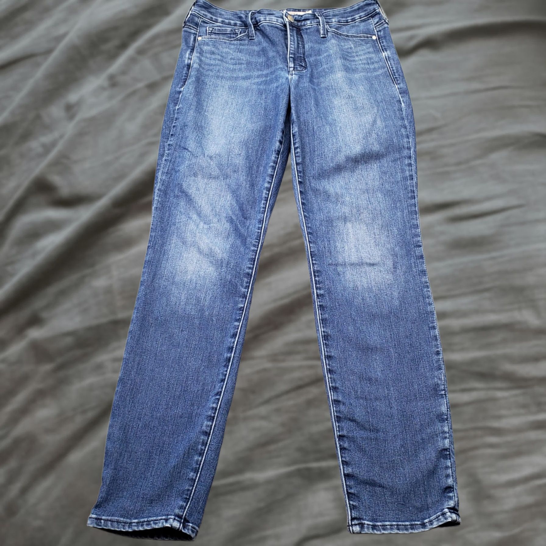 Athleta Athleta Womens 4 Jeans Blue Denim Stretch Skinny 5-Pocket Regular Inseam 29" | Size 4 | Vintage No | Outdoor Theme Size 27" / US 4 / IT 40 - 1 Thumbnail