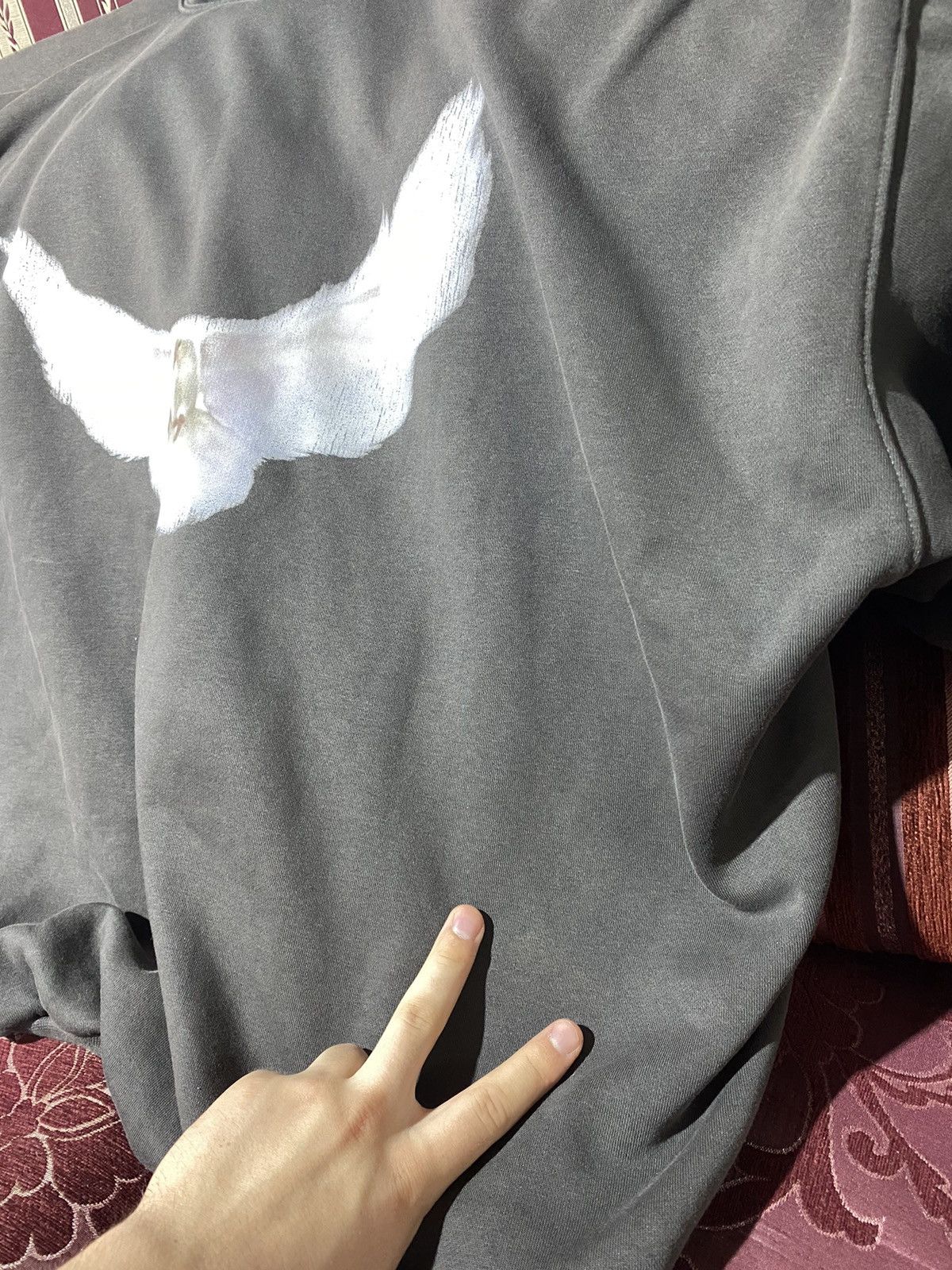 Balenciaga × Gap × Kanye West 🕊️BNWT Yzy Yeezy Gap Balenciaga Dove Gray hoodie Size US L / EU 52-54 / 3 - 16 Thumbnail