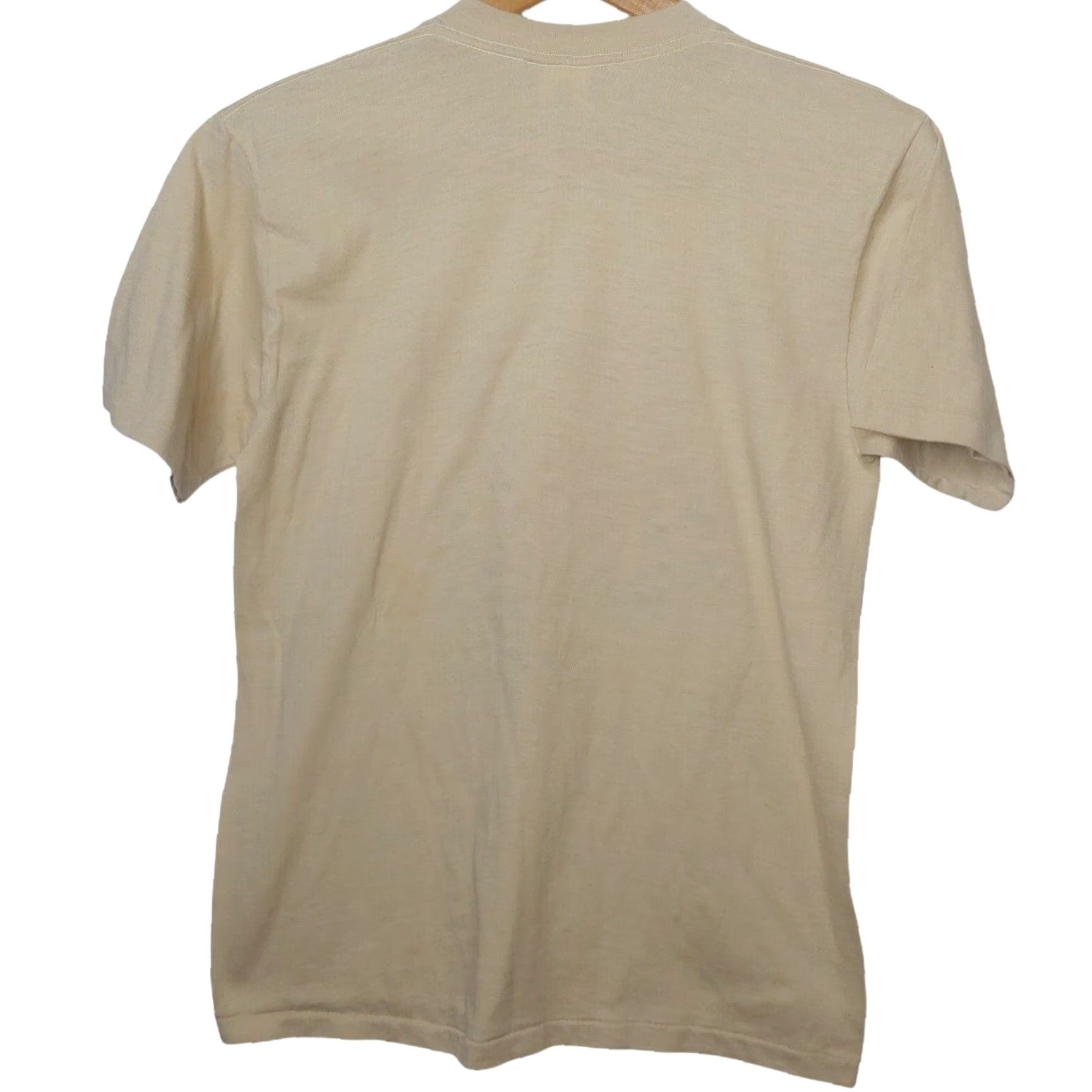 Vintage VINTAGE Hunter T Shirt Single Stitch Tan Deer Smoking Hunting Camp Funny Graphic Size US L / EU 52-54 / 3 - 3 Thumbnail