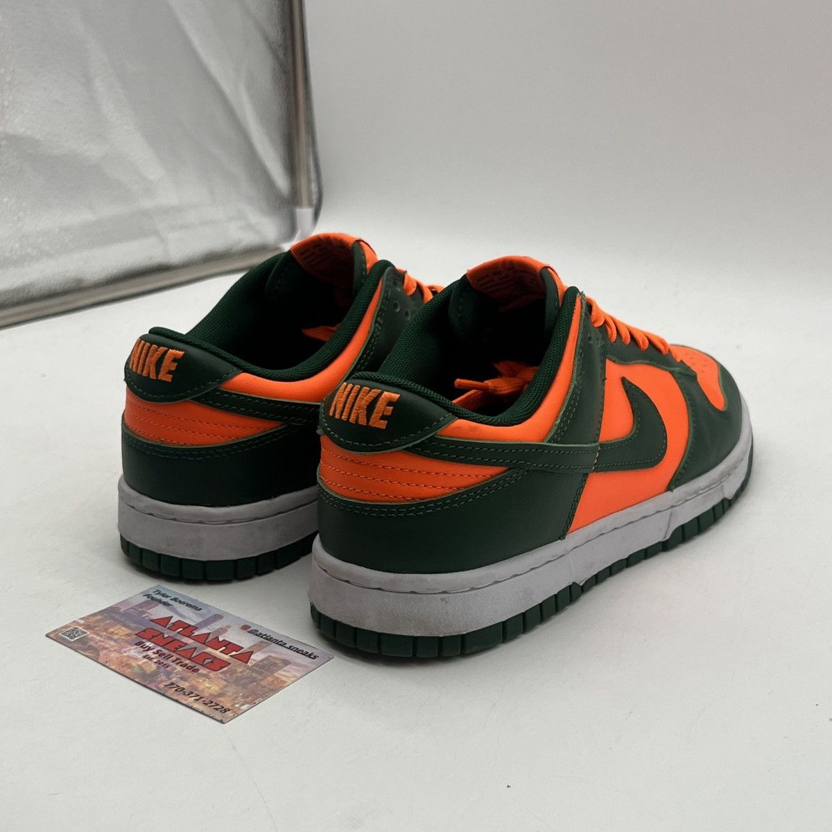 Nike Nike dunk low Miami hurricanes Size US 8 / EU 41 - 5 Thumbnail