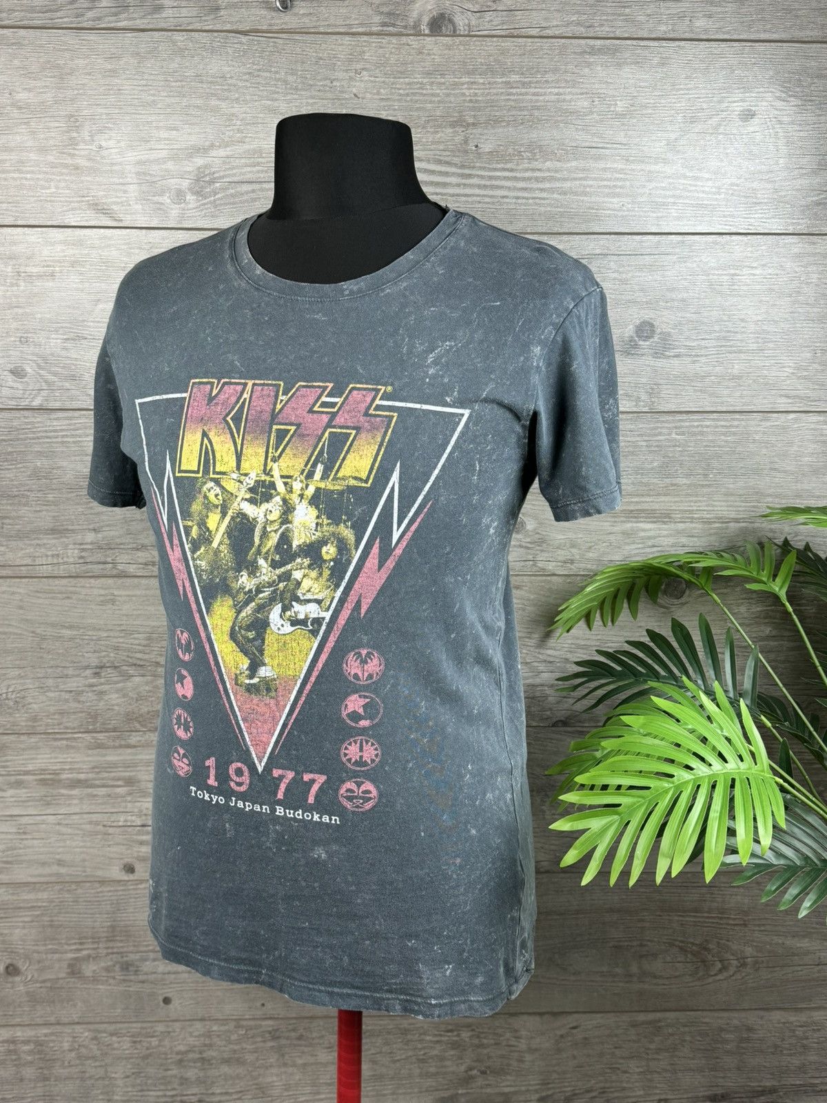 Band Tees × KISS Kiss Tie-dye rock band T-shirt size M 🌶️ Size US M / EU 48-50 / 2 - 2 Thumbnail