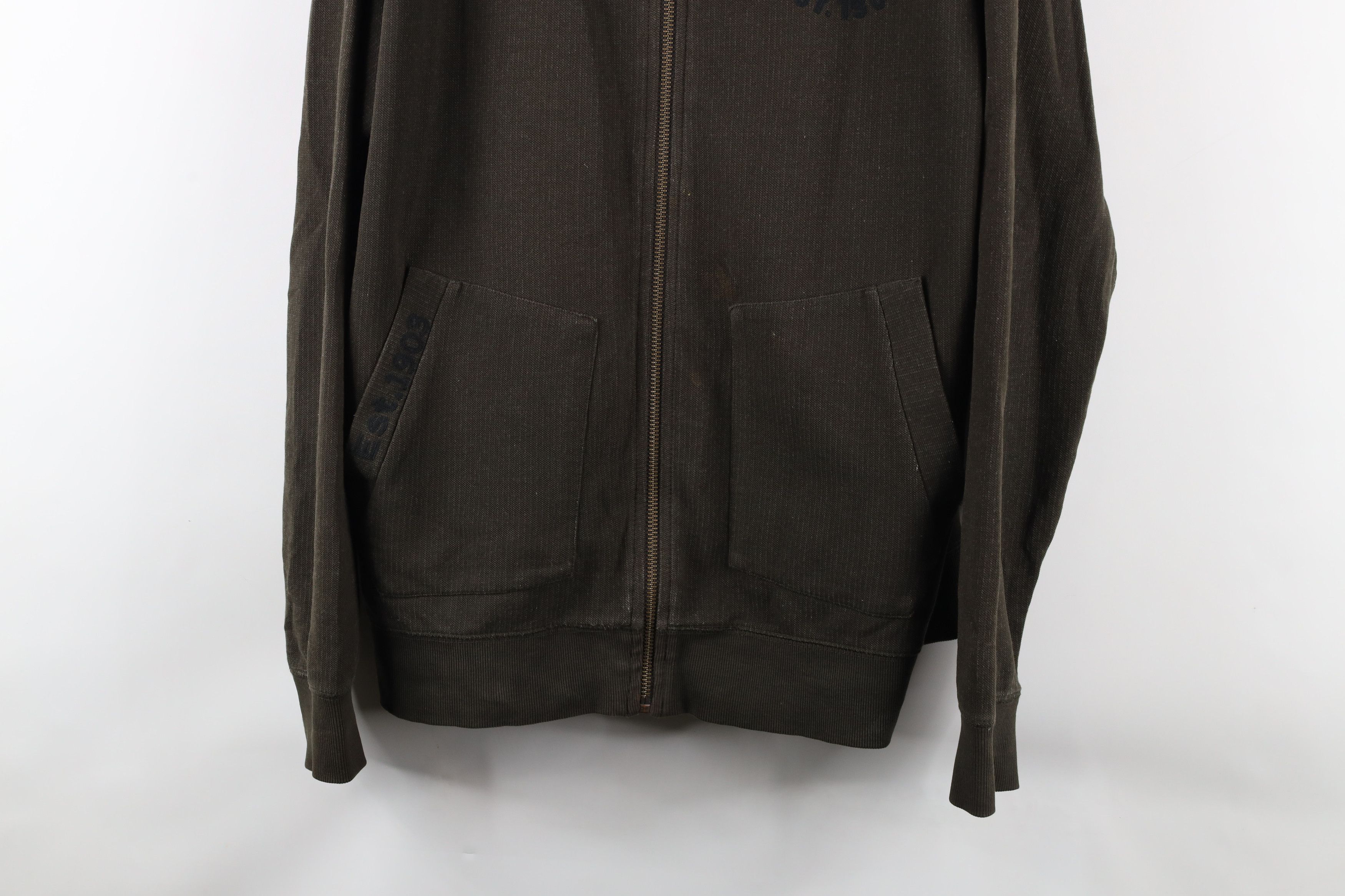 Harley Davidson × Vintage Vintage Harley Davidson Out Chain Stitch Full Zip Jacket Size US XL / EU 56 / 4 - 3 Thumbnail