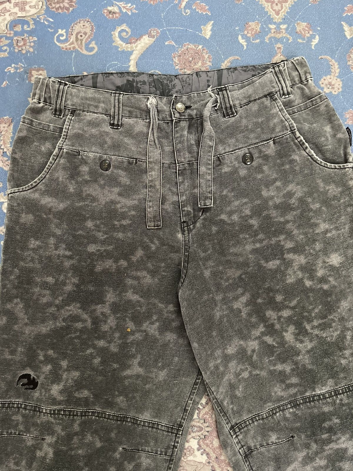 Shorty's Skateboards 90’s SLY SKATEBOARD PANTS DUCK CANVAS Size US 33 - 2 Thumbnail
