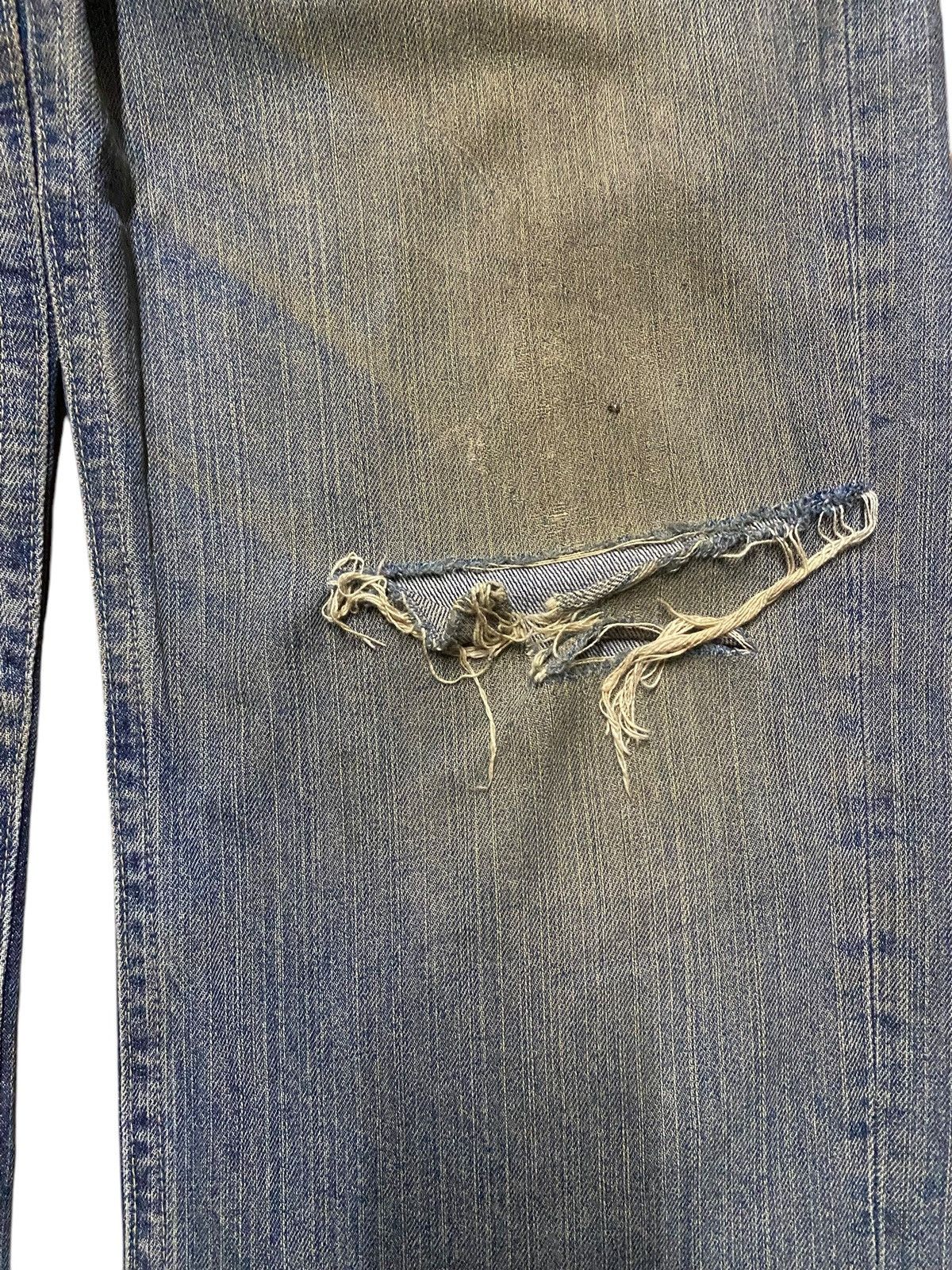 Japanese Brand Vintage Japanese Brand Mud Wash Distressed Loose Jeans Size US 37 - 9 Thumbnail