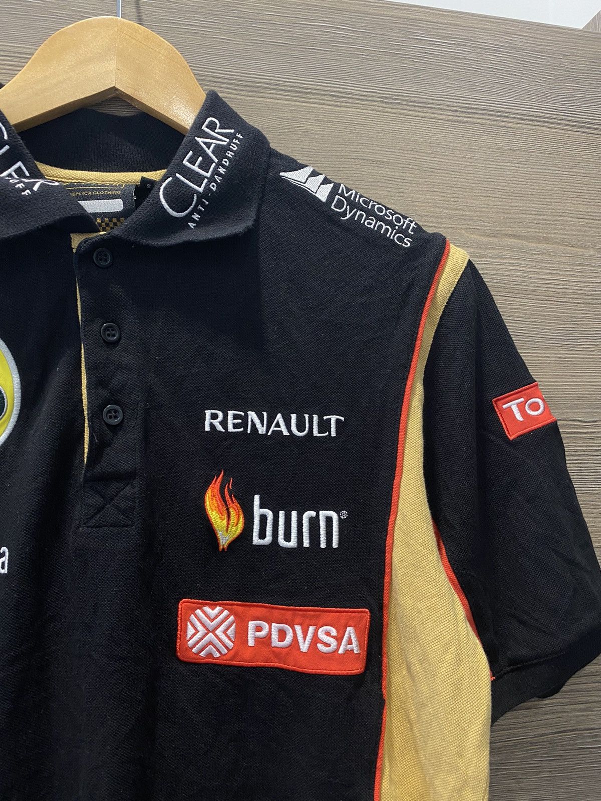 Formula 1 × Vintage Vintage Lotus Renault Formula 1 Racing Polo Romain Grosjan Size US S / EU 44-46 / 1 - 3 Thumbnail