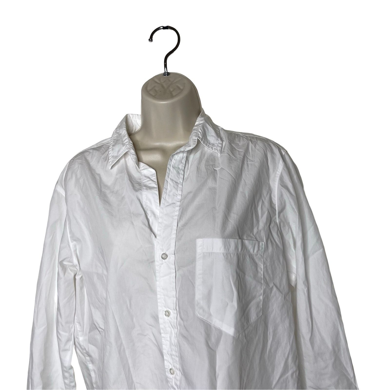 Frank & Eileen Frank and Eileen JOEDY Boyfriend Button-Up Shirt White S Size S / US 4 / IT 40 - 3 Thumbnail