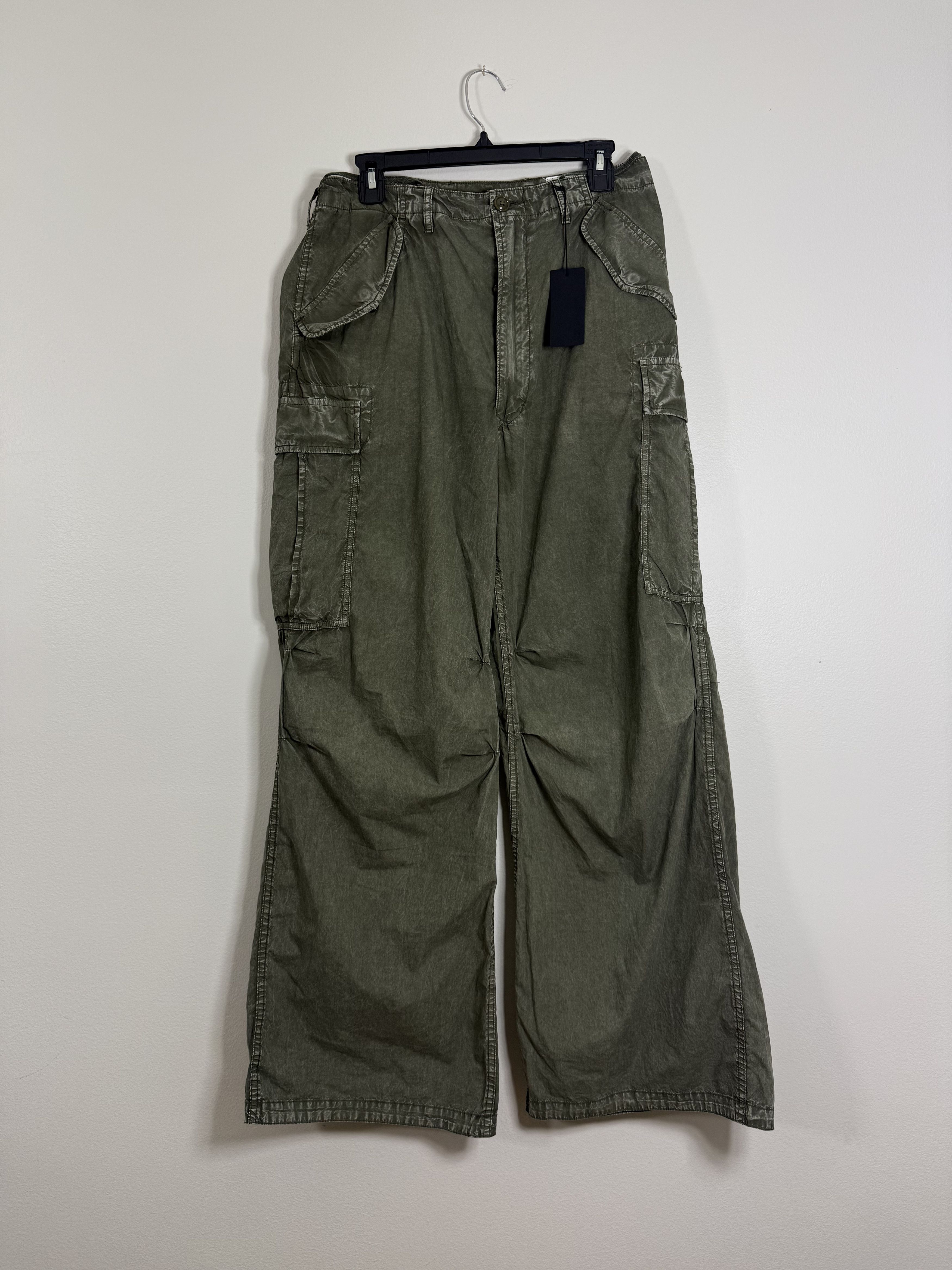 R13 Olive Washed Surplus Cargo Pants Size US 29 - 1 Thumbnail