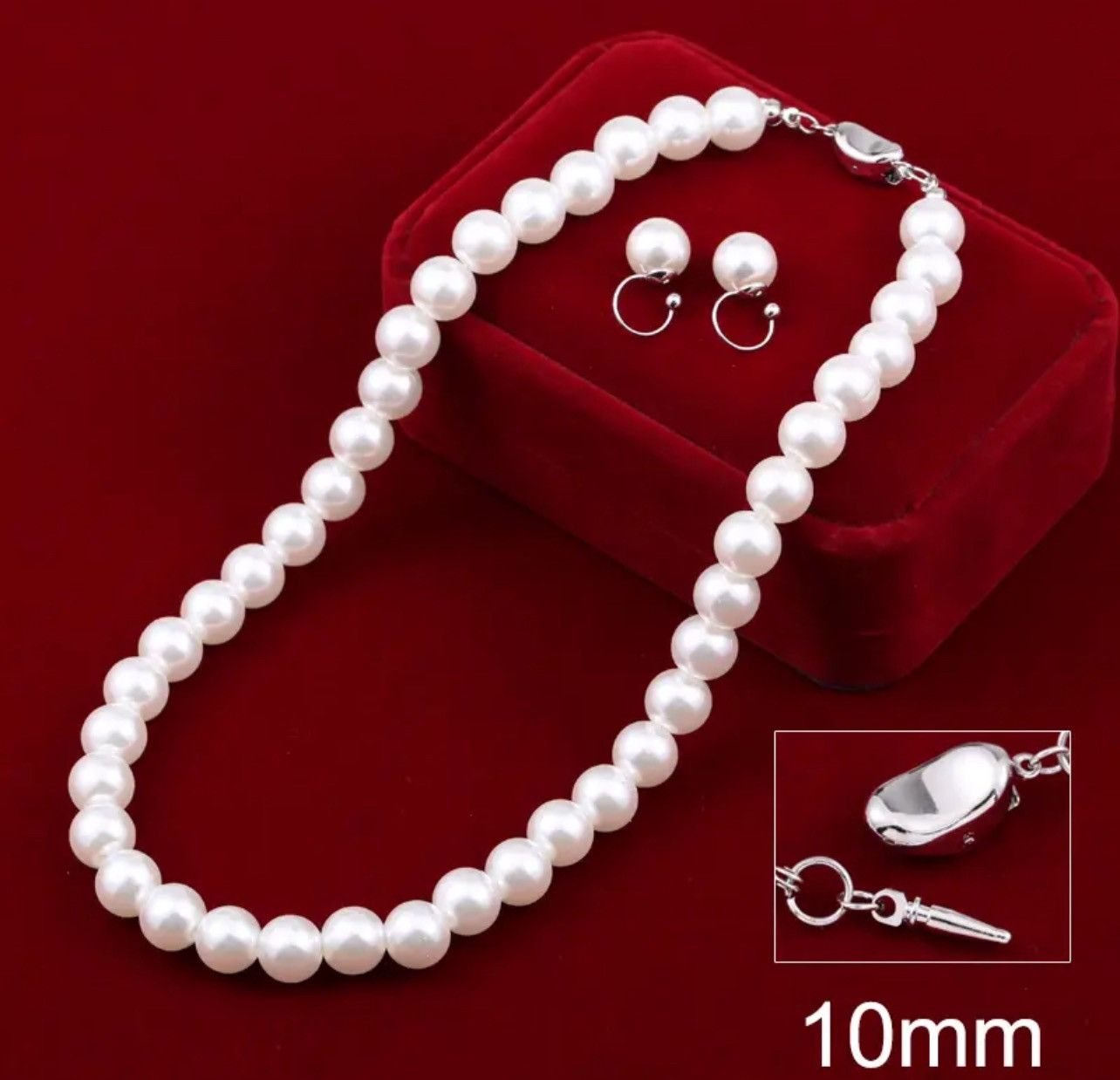 Other 10mm Pearl Bead Bracelet Size ONE SIZE - 2 Thumbnail