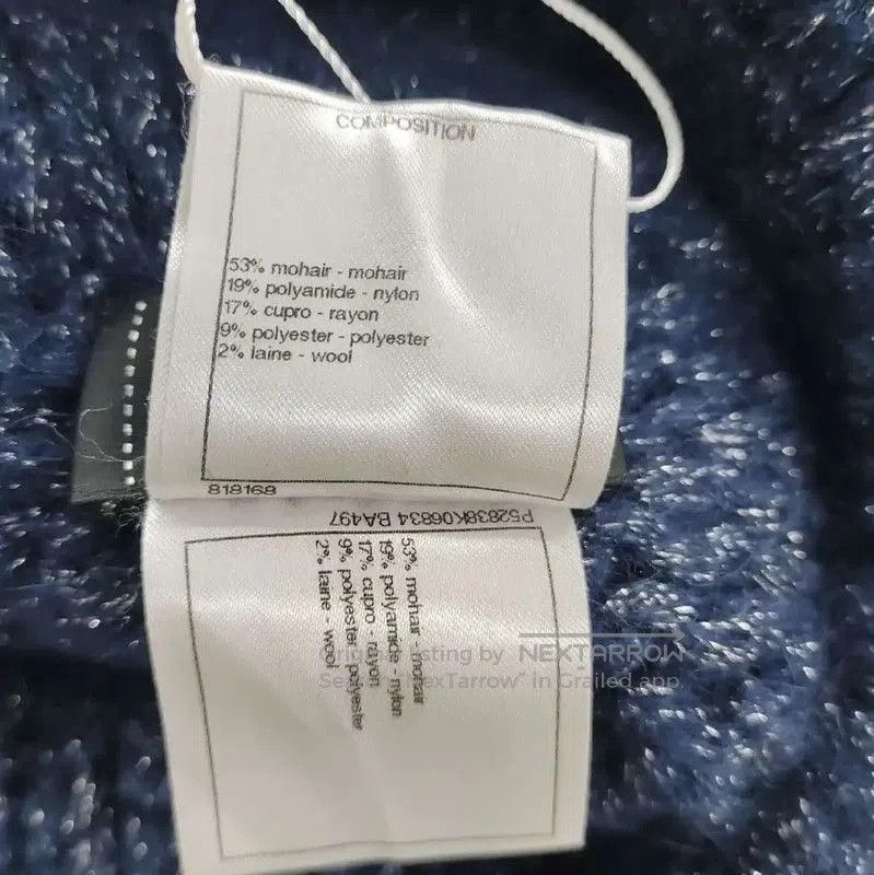 Chanel Chanel Navy Cashmere Pullover Sweater . Size M / US 6-8 / IT 42-44 - 4 Thumbnail