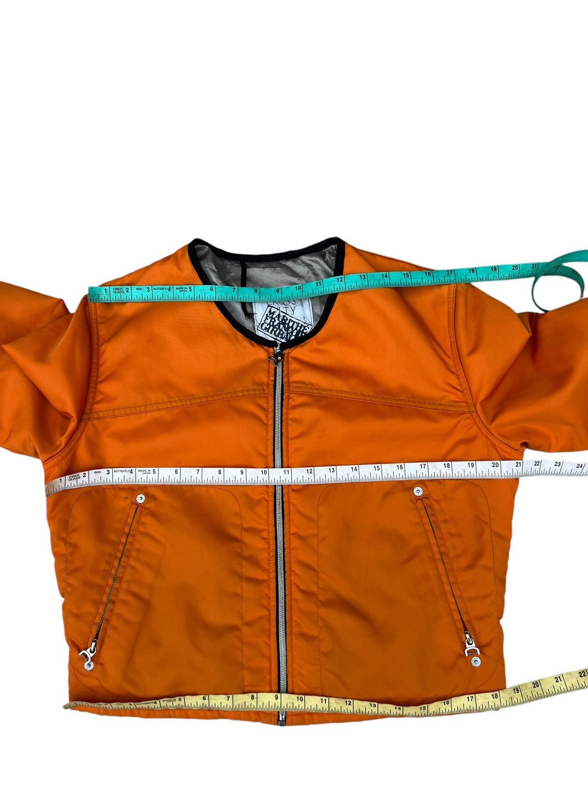 Marithe + Francois Girbaud Vintage 90s Marithe Francois Girbaud Orange Cropped Jacket Size US M / EU 48-50 / 2 - 2 Thumbnail
