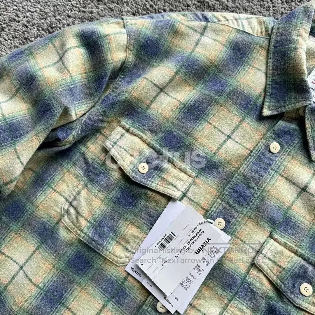 Visvim visvim PIONEER KHADI CHECK L/S. Size US L / EU 52-54 / 3 - 3 Thumbnail