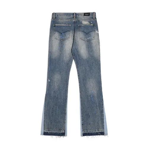 Japanese Brand VIBE Paint Splatter Flare Panel Jeans Size US 32 / EU 48 - 5 Thumbnail