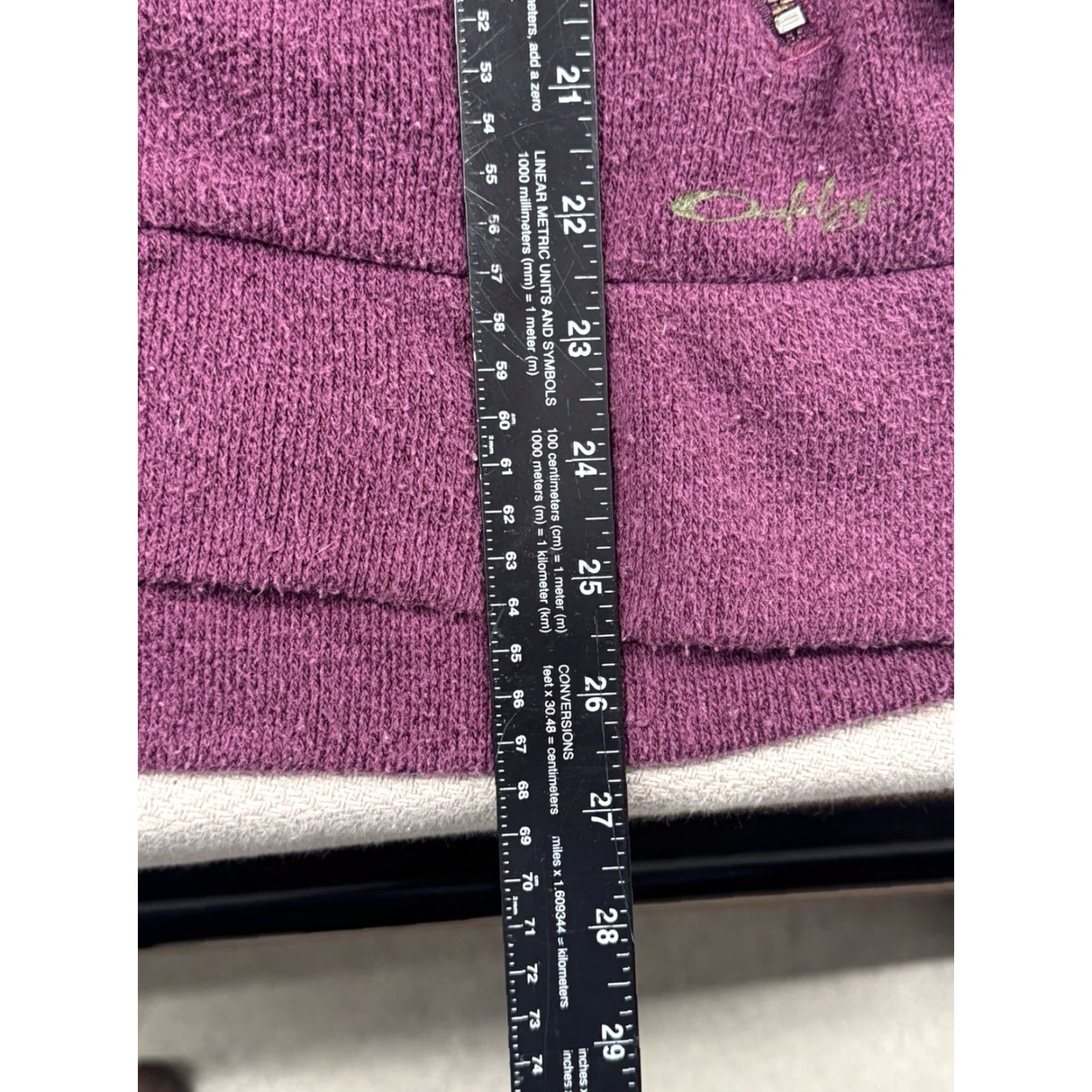 Oakley Oakley Jacket Women’s Large Purple Full Zip Terry Size L / US 10 / IT 46 - 5 Thumbnail