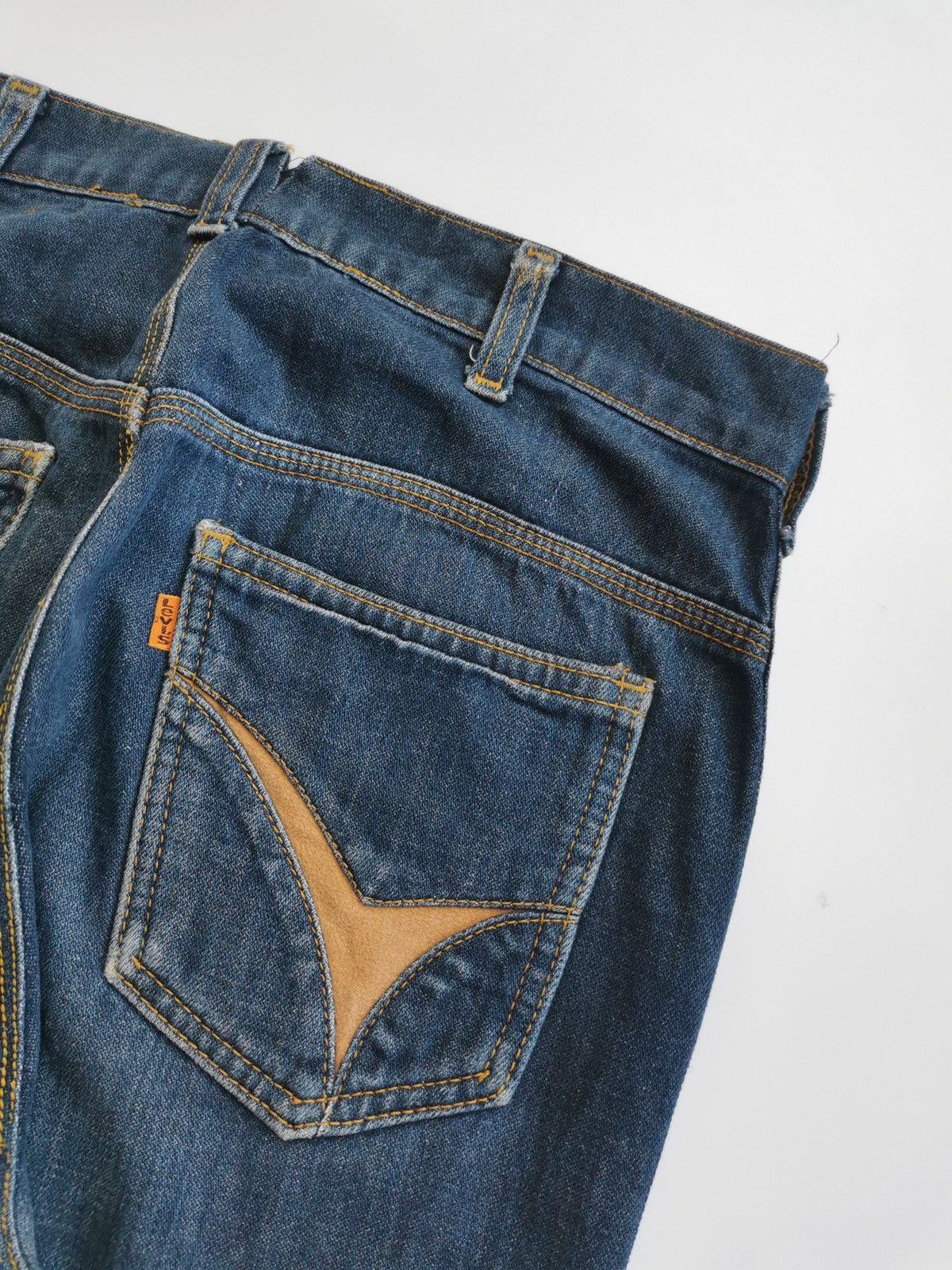 Levi's Flared Vintage 70s Levis Fresh Produce Hippie Jeans Size US 30 / EU 46 - 3 Thumbnail