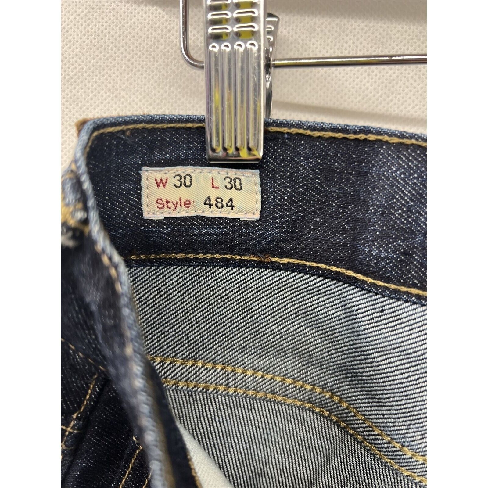 J.Crew NEW 30x30 J.Crew 484 Slim-Fit Cotton Jeans Resin Rinse Dark Size US 30 / EU 46 - 8 Thumbnail