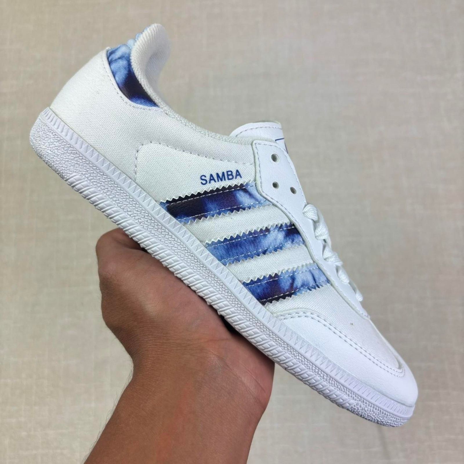 Adidas 🎨 2021 adidas Samba “Tie Dye White” 6W Size US 6 / IT 36 - 1 Thumbnail