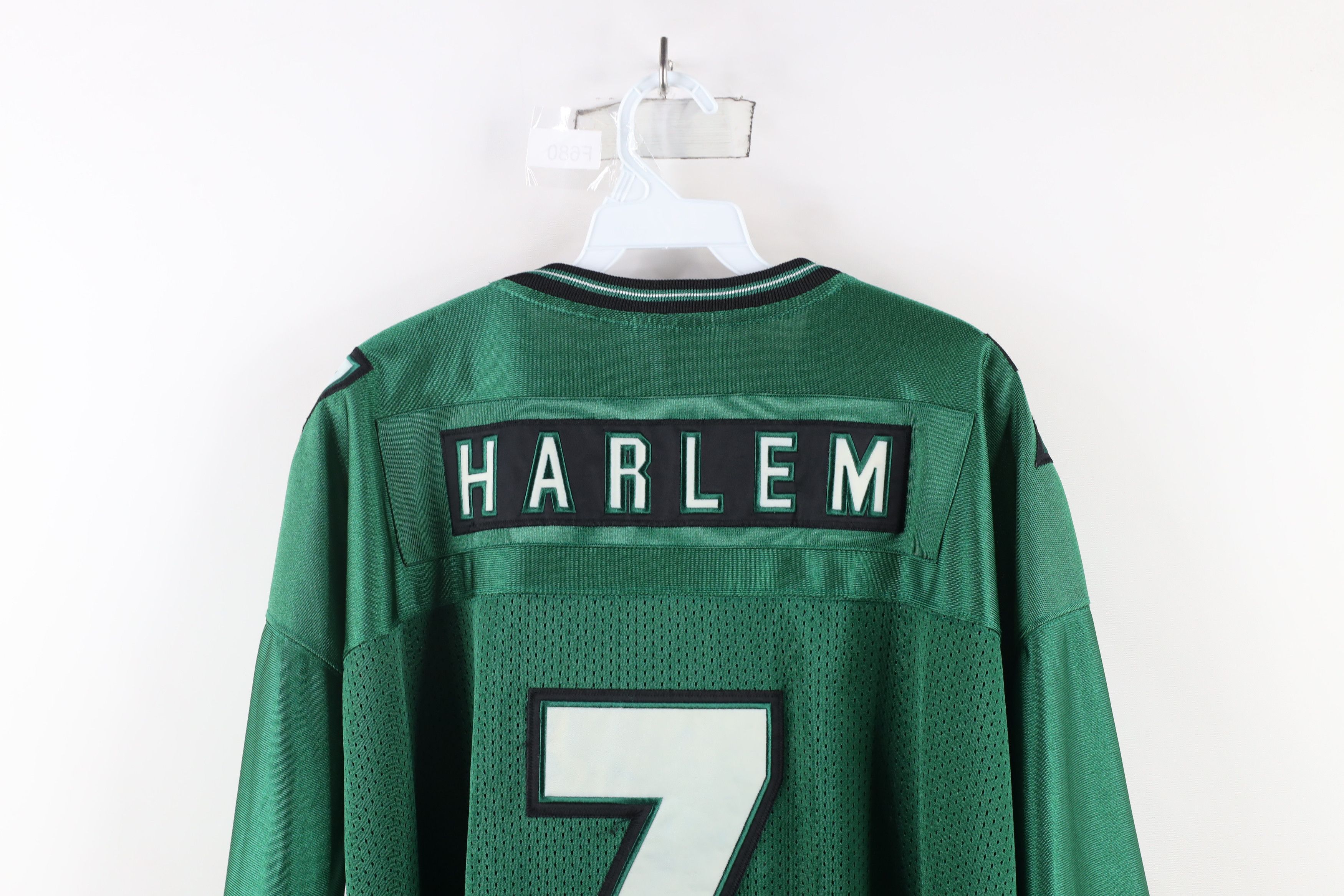 Vintage Vintage Streetwear Spell Out Harlem Football Jersey Green Size US XL / EU 56 / 4 - 15 Thumbnail