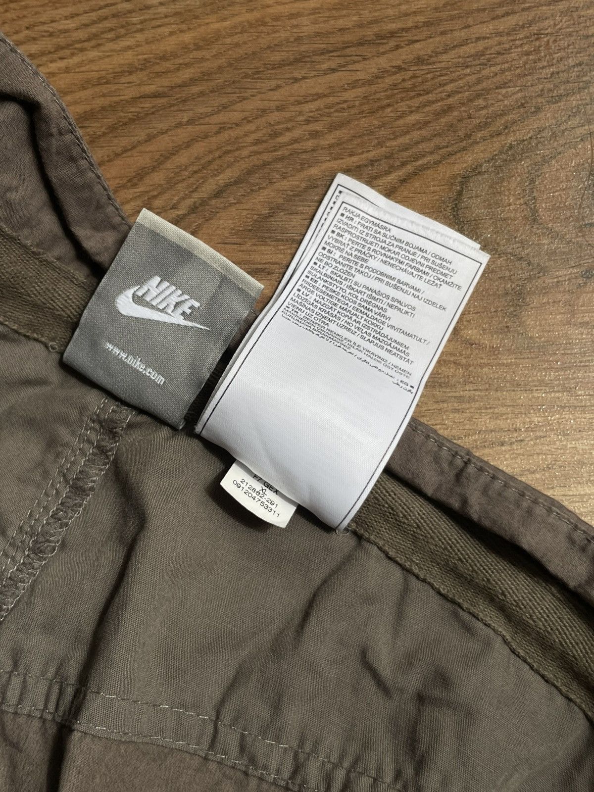 Nike × Vintage Nike Vintage Brown Parachute Pants Size US 34 / EU 50 - 6 Thumbnail