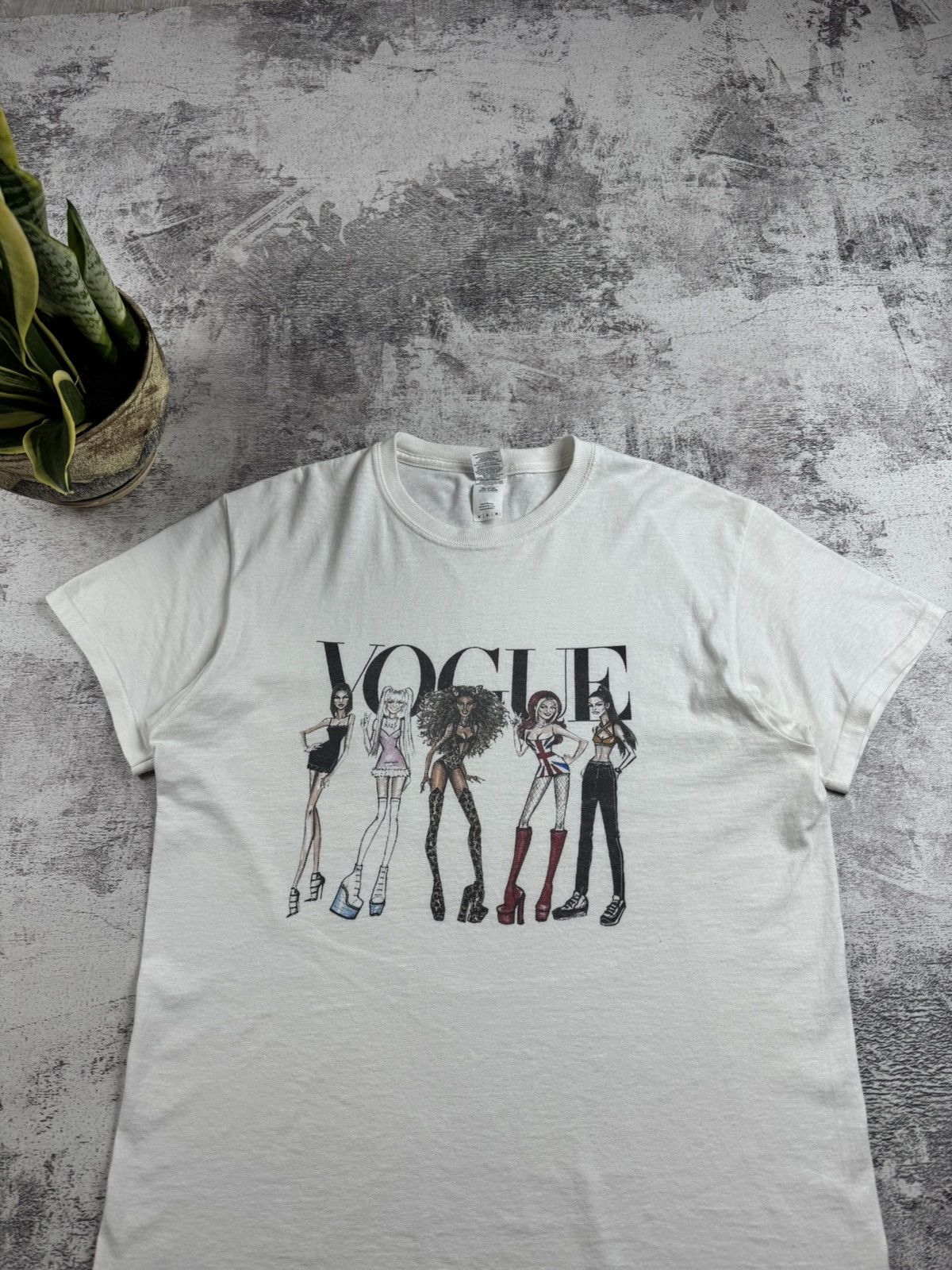 Vogue Vogue Spice Girls Ladies Gildan Medium Hip Hop Rap Cotton Jersey T Shirt Tee Size US M / EU 48-50 / 2 - 5 Thumbnail
