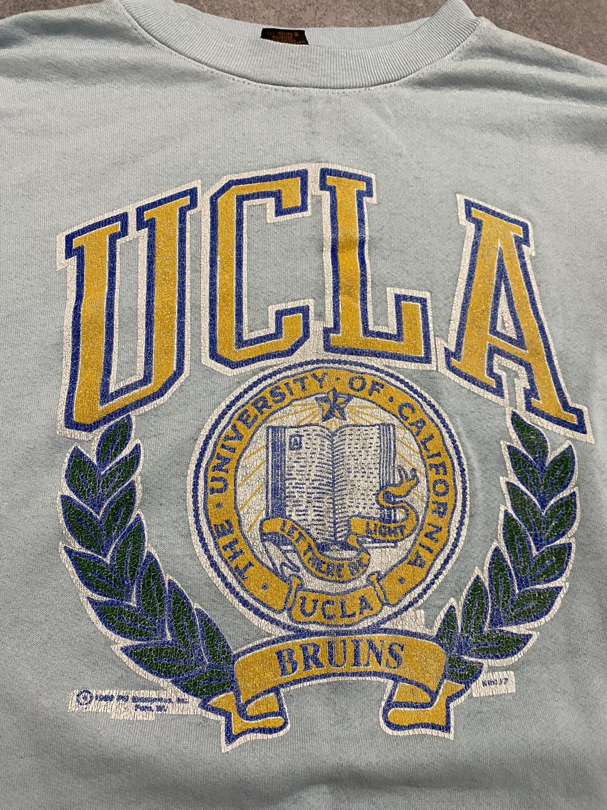 Vintage Vintage 80s UCLA Bruins Sweatshirt Size US XXL / EU 58 / 5 - 3 Thumbnail