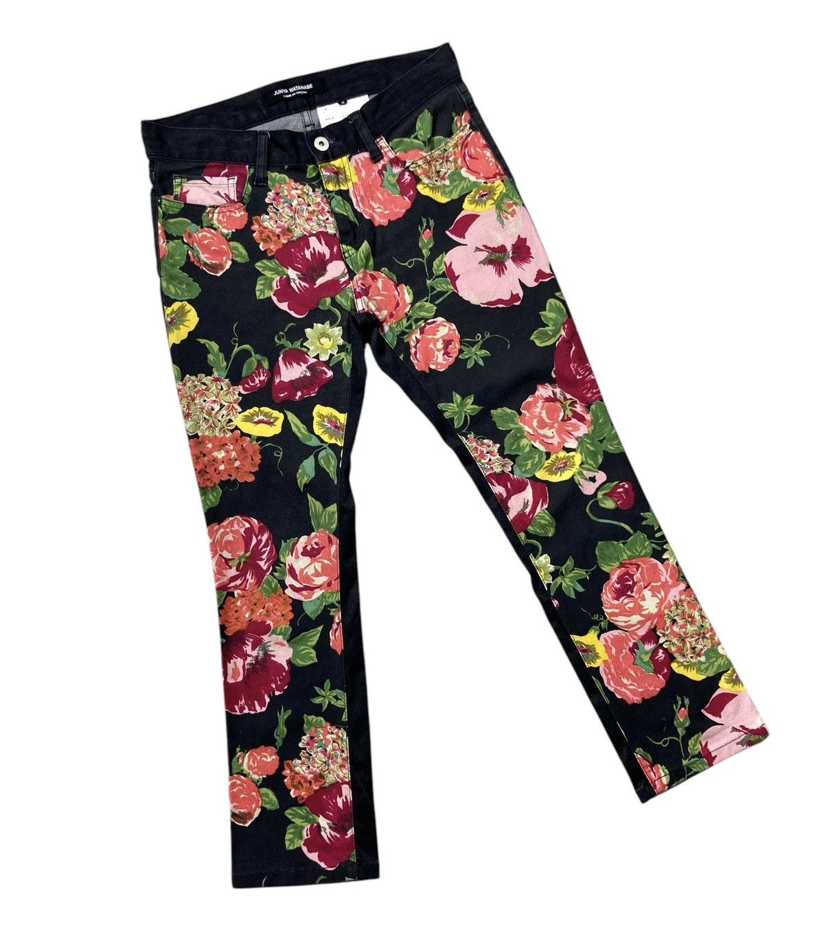 Comme des Garcons × Junya Watanabe AD2018 Runway Junya Watanabe Comme Des Garcons Floral Pant Size 28" / US 6 / IT 42 - 3 Thumbnail
