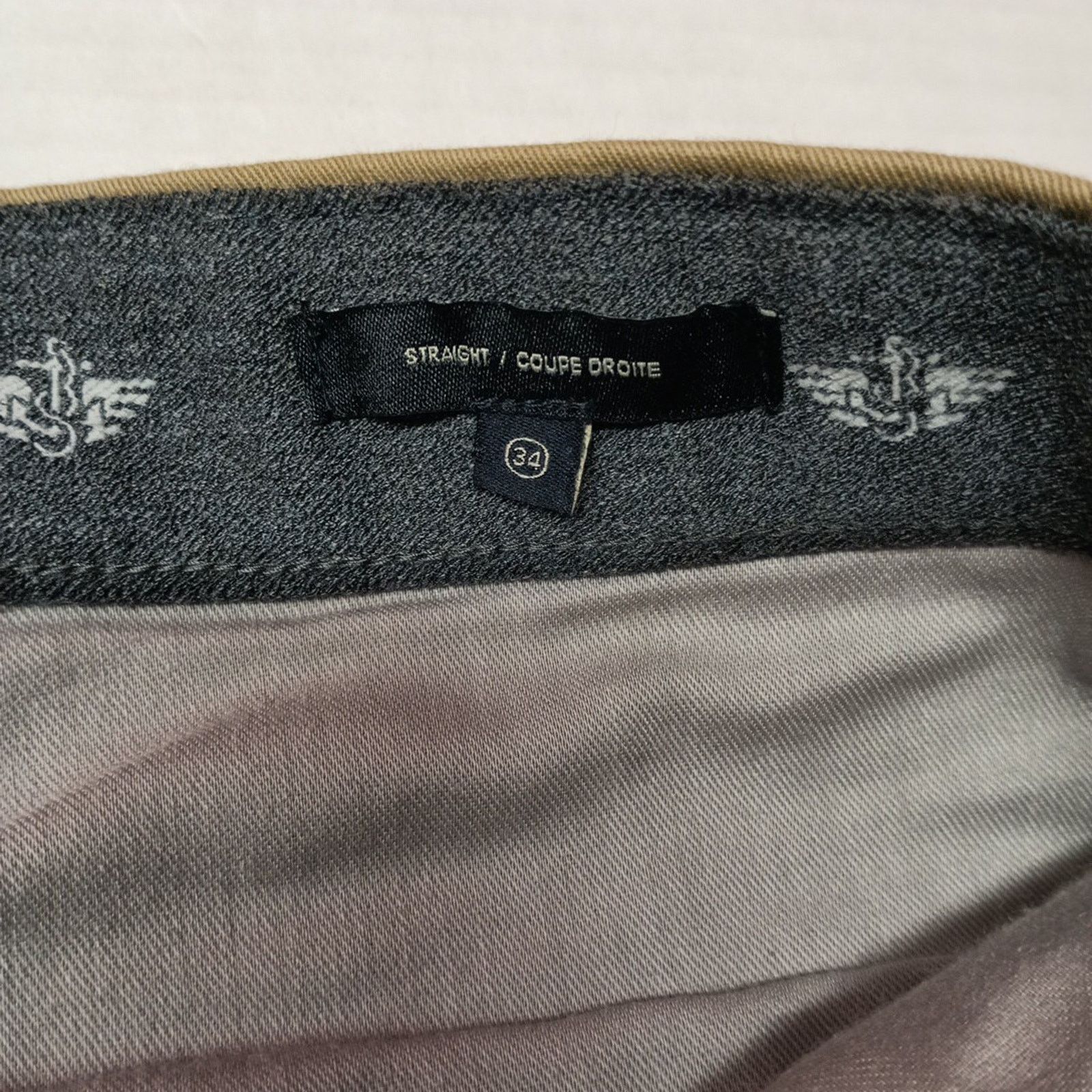 Dockers Dockers Workday Khakis Straight Fit Men's 34x30 Tan Stretch Size US 34 / EU 50 - 5 Thumbnail