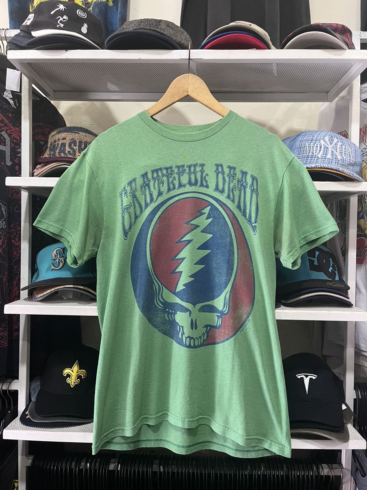 Band Tees Grateful Dead T Shirt Green Fillmore Auditorium Liquid Blue Size US M / EU 48-50 / 2 - 1 Thumbnail