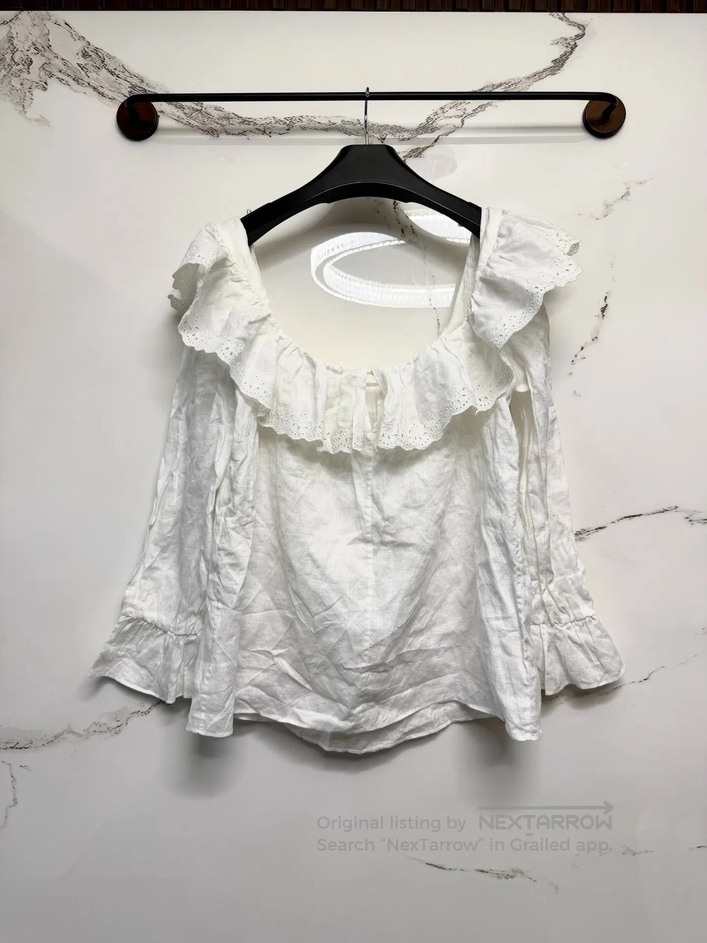 Celine CELINE One-Shoulder Shirt| Size S / US 4 / IT 40 - 3 Thumbnail