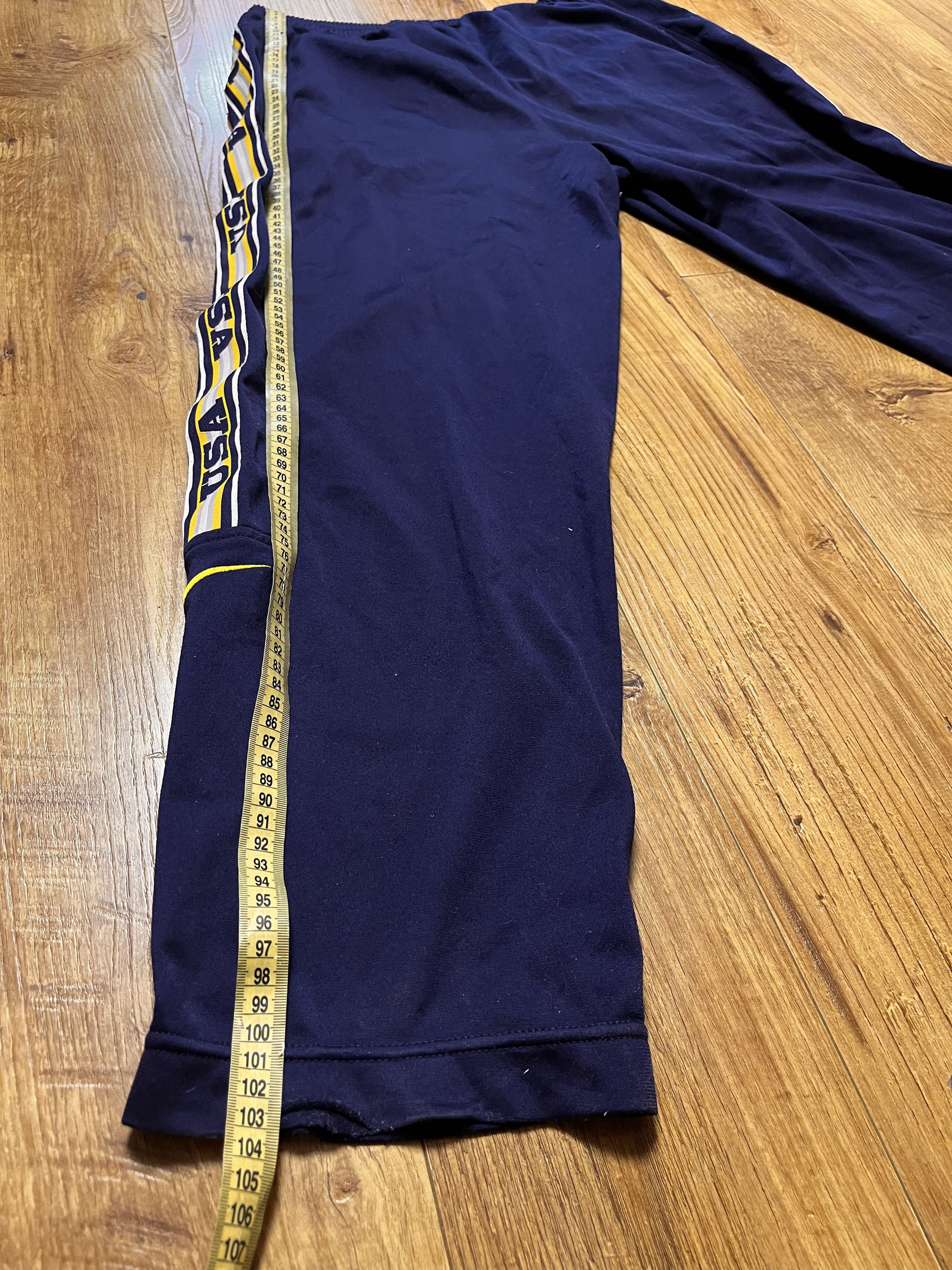Nike × Vintage 90s Nike USA Vintage Track Pants Sports Joggers Size US 34 / EU 50 - 4 Thumbnail