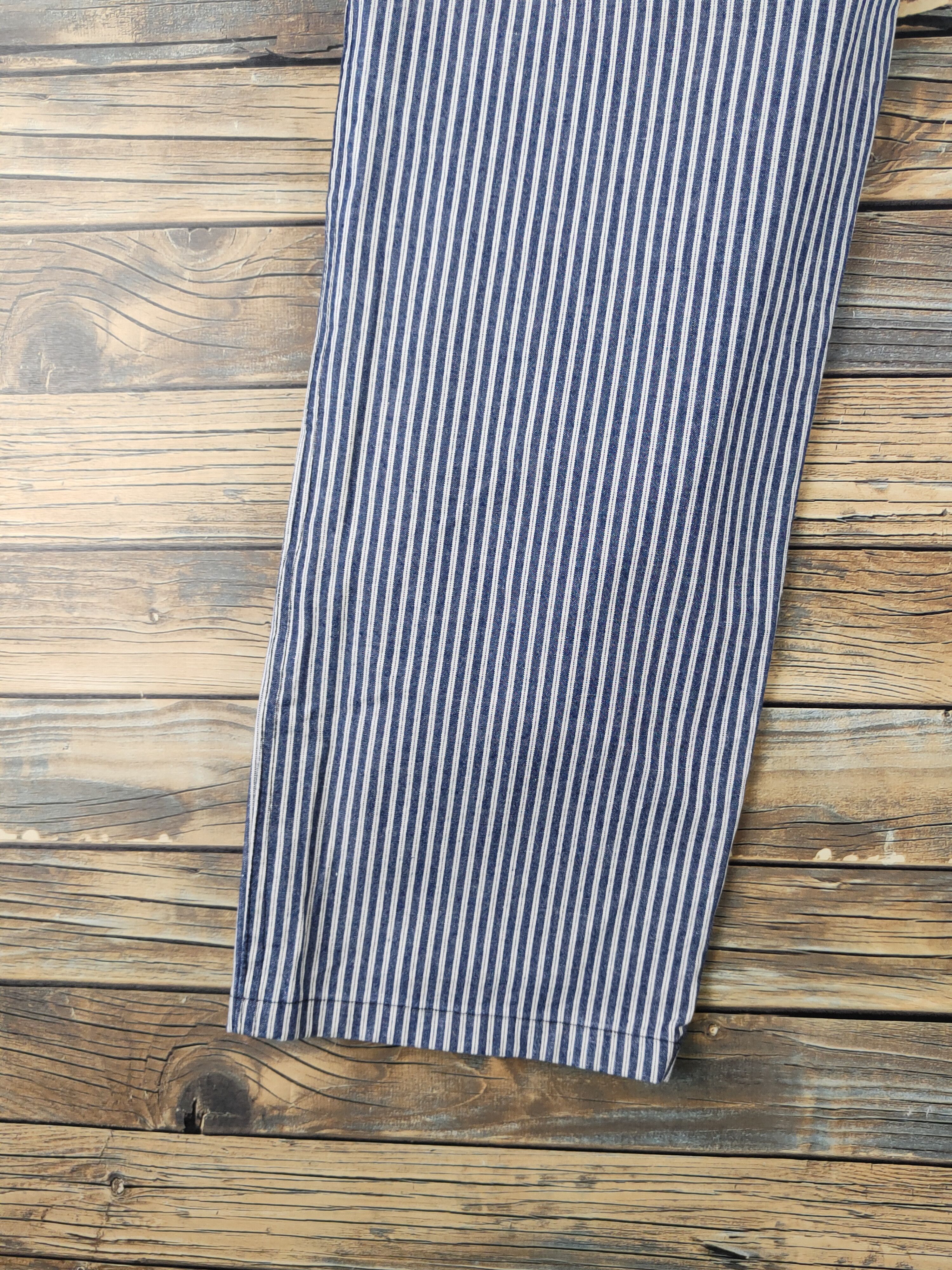 Japanese Brand DL Japanese Brand Blue White Multipocket Casual Pants #1360 Size US 30 / EU 46 - 9 Thumbnail