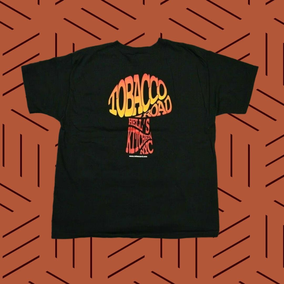 Fruit Of The Loom VINTAGE Tobacco Road Hell's Kitchen NYC Dive Bar T Shirt Unisex XL Black, Graphic Tee, 23" Pit 27.5" Hem, USA Size US XL / EU 56 / 4 - 1 Thumbnail