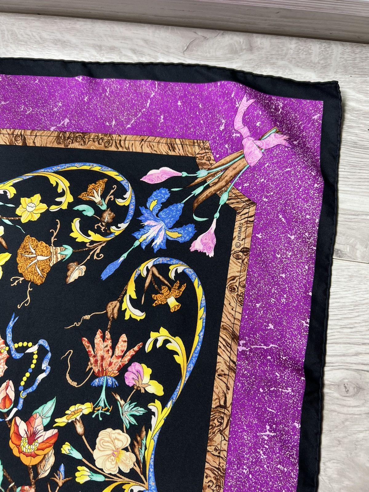 Hermes HERMES Carre Pierres d'Orient et d'Occident Silk Scarf Size ONE SIZE - 8 Thumbnail