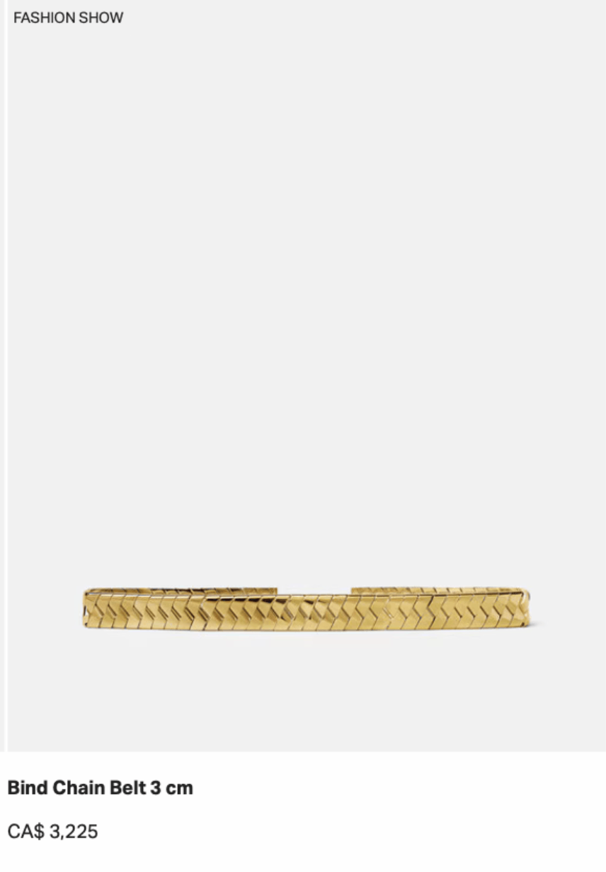 Versace $3225 new VERSACE rare runway metal chain BELT medusa gold Size ONE SIZE - 18 Thumbnail