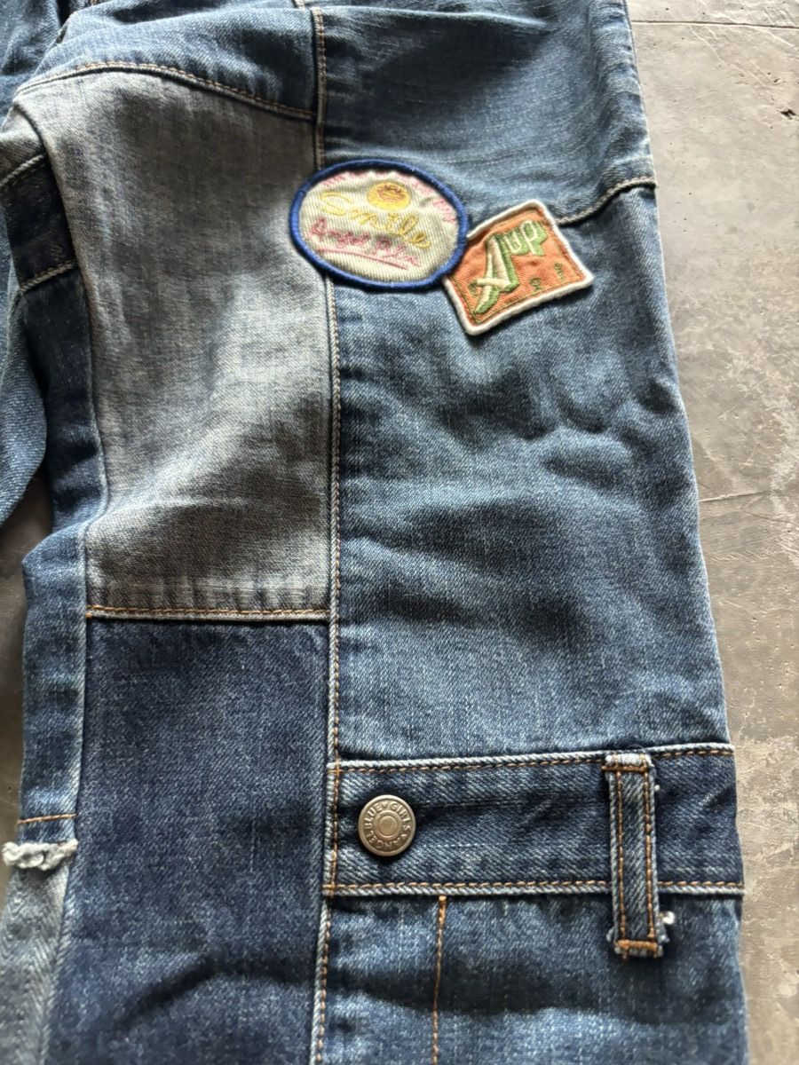 20471120 × Angel Blue × Hysteric Glamour ANGEL BLUE flare japanese reconstruct patches embroidery Size 26" / US 2 / IT 38 - 9 Thumbnail