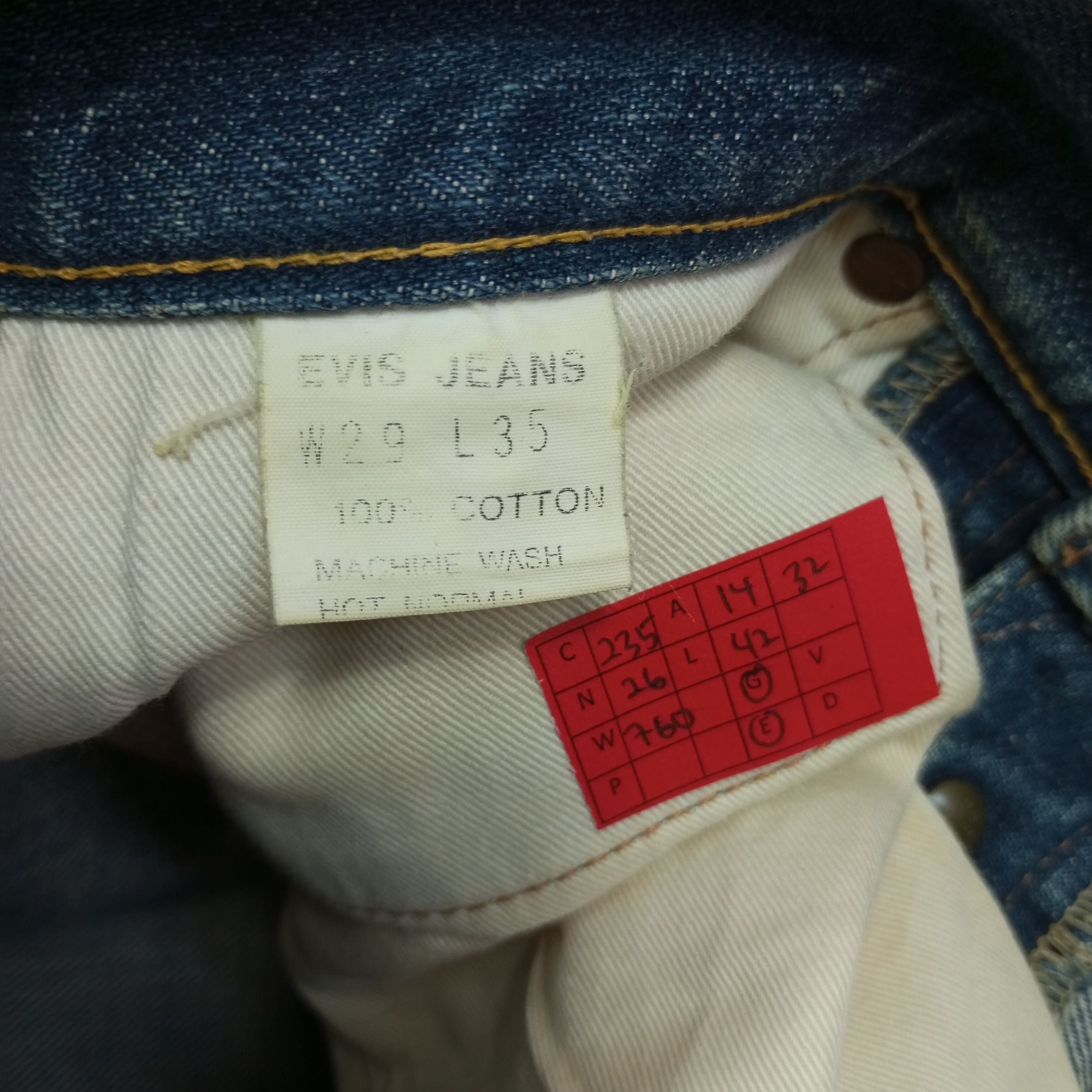 Evisu Evis Japanese Brand Fashion Custom Daicock Jeans c235n26 Size US 28 / EU 44 - 13 Thumbnail