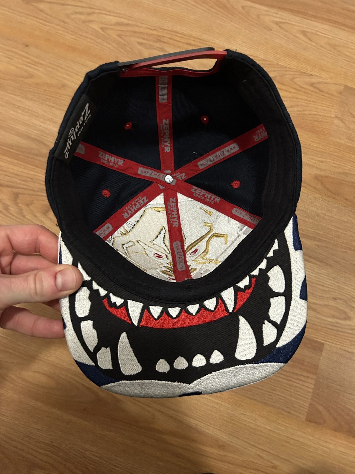 Zephyr Crazy rare embroidered Florida Panthers snap back Size ONE SIZE - 9 Thumbnail