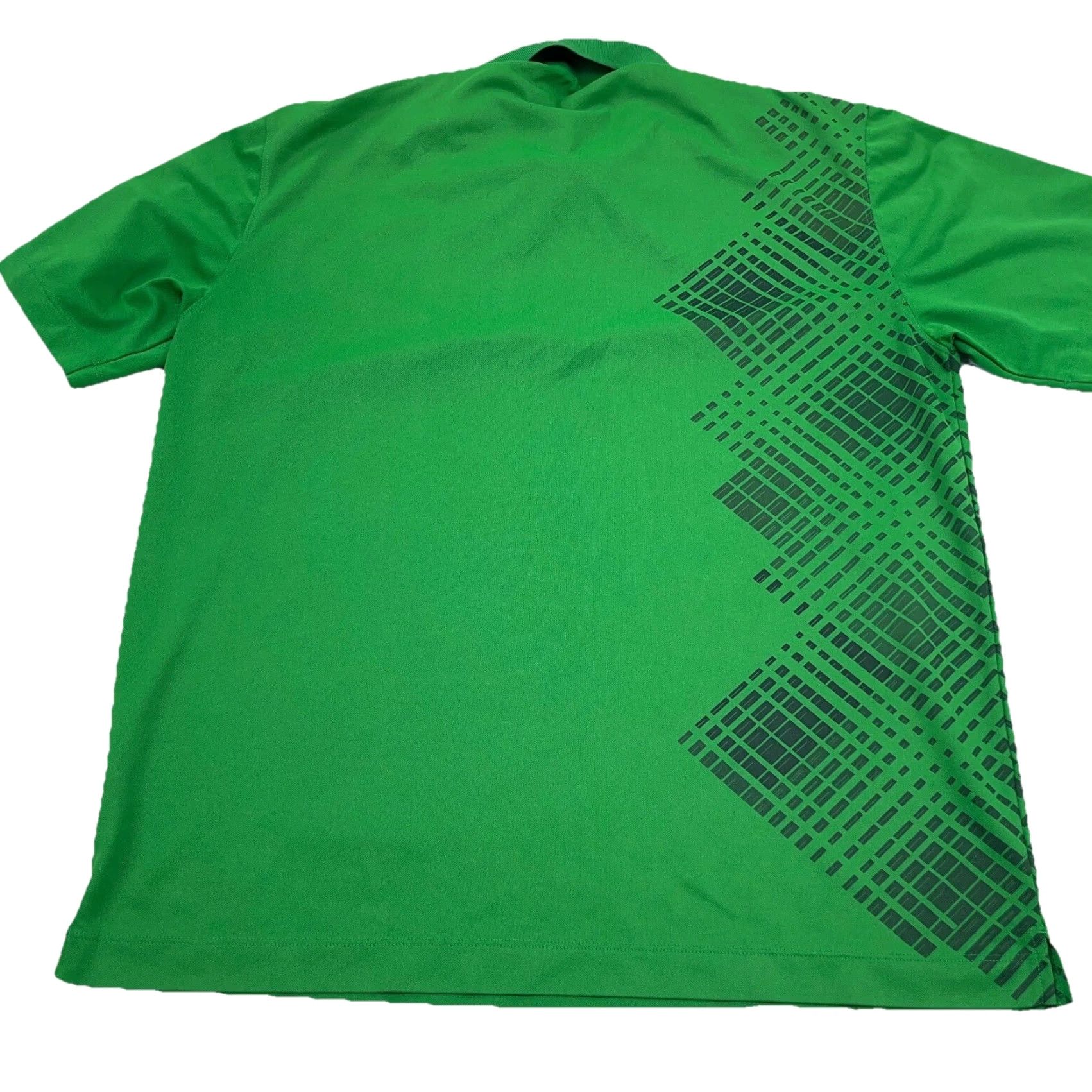 Nike Nike Polo Shirt Men Medium Green Black Dri Fit Performance Golf Geometric Adult Size US M / EU 48-50 / 2 - 3 Thumbnail