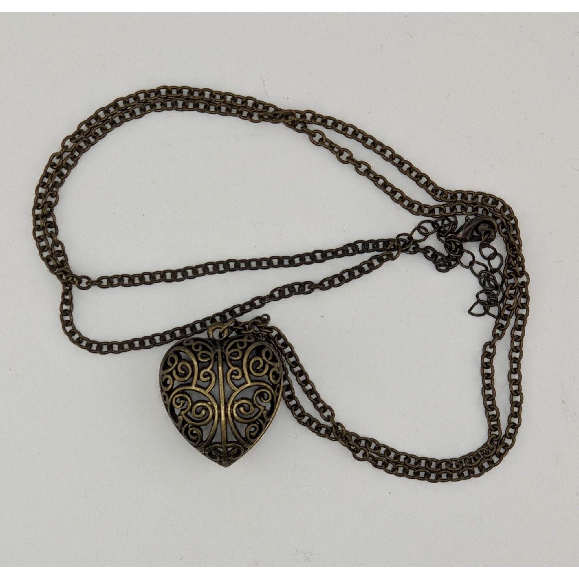 Other Victorian-Inspired Steampunk Heart Filigree Pendant Necklace Size ONE SIZE - 1 Thumbnail