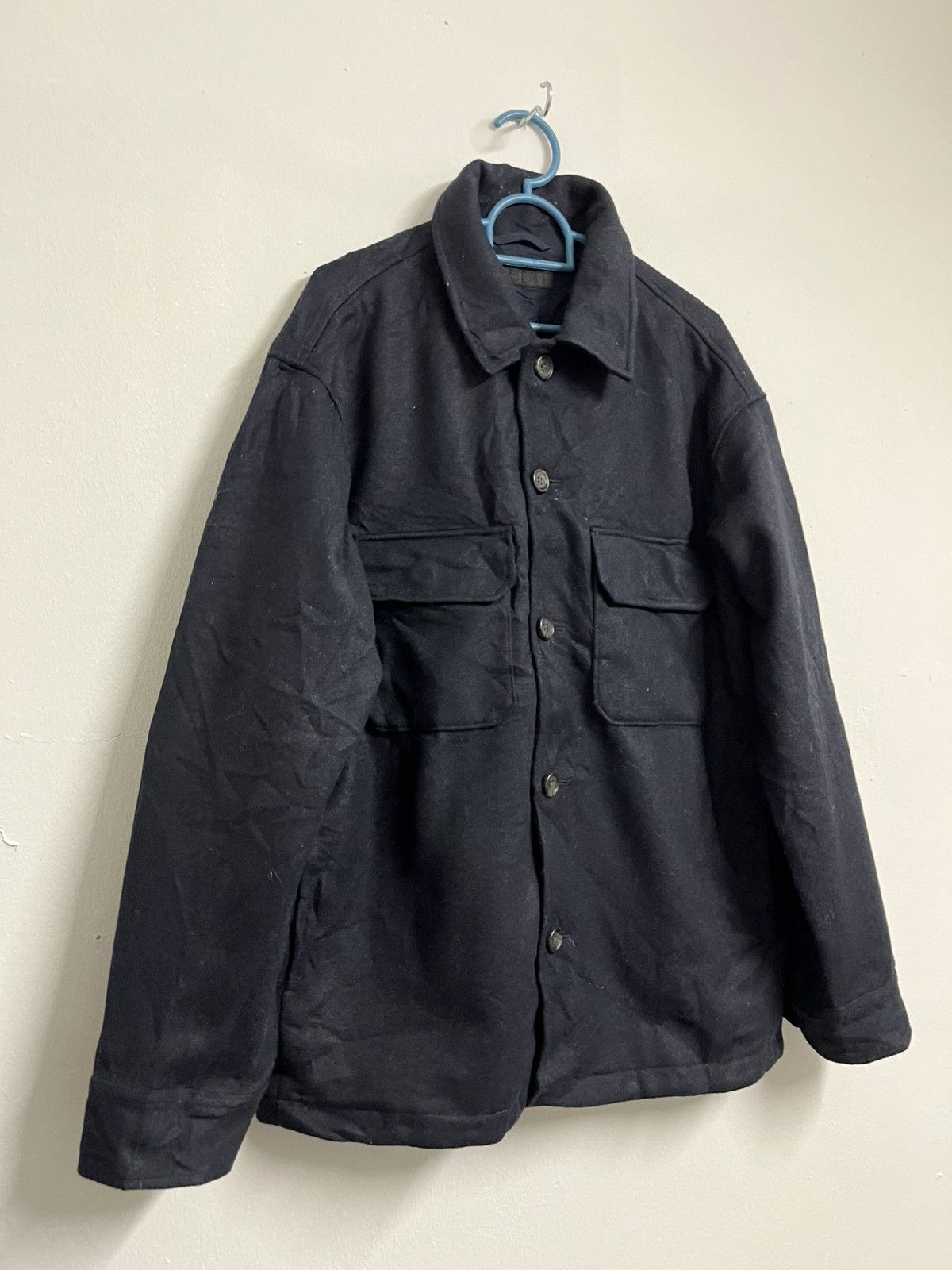 Japanese Brand 💥Superblack Wool Double Pockets Jackets Size US M / EU 48-50 / 2 - 3 Thumbnail