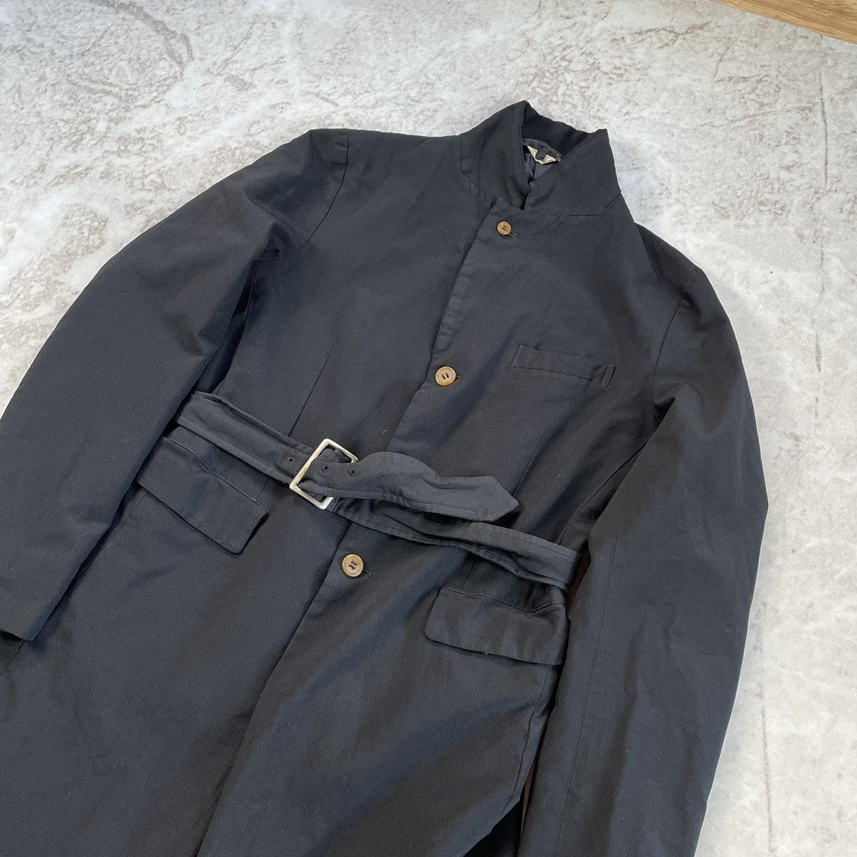 Comme des Garcons × Comme des Garcons Homme Plus Comme Des Garcons 90s Japan Dyed Trench Coat Jacket Size L / US 10 / IT 46 - 6 Thumbnail