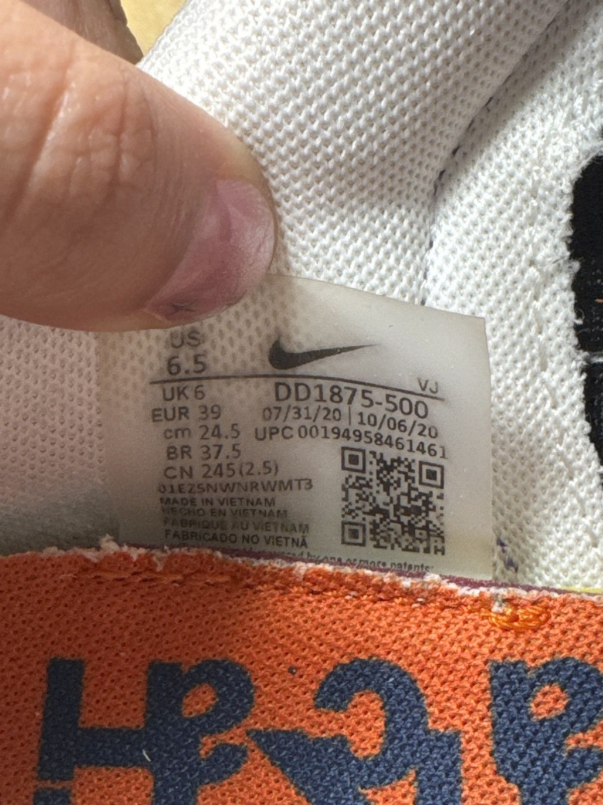 Nike × Sacai Nike Vaporwaffle/Sacai Size US 6.5 / EU 39-40 - 6 Thumbnail