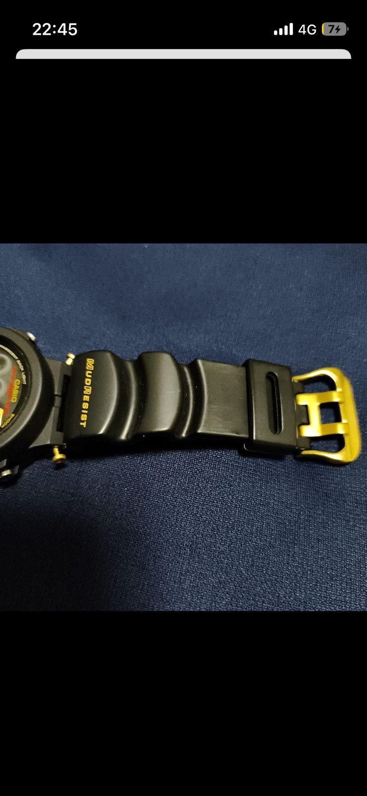 Casio Rare Vintage Casio G-SHOCK DW-8400 MUDMAN Black Gold Japan Size ONE SIZE - 7 Thumbnail