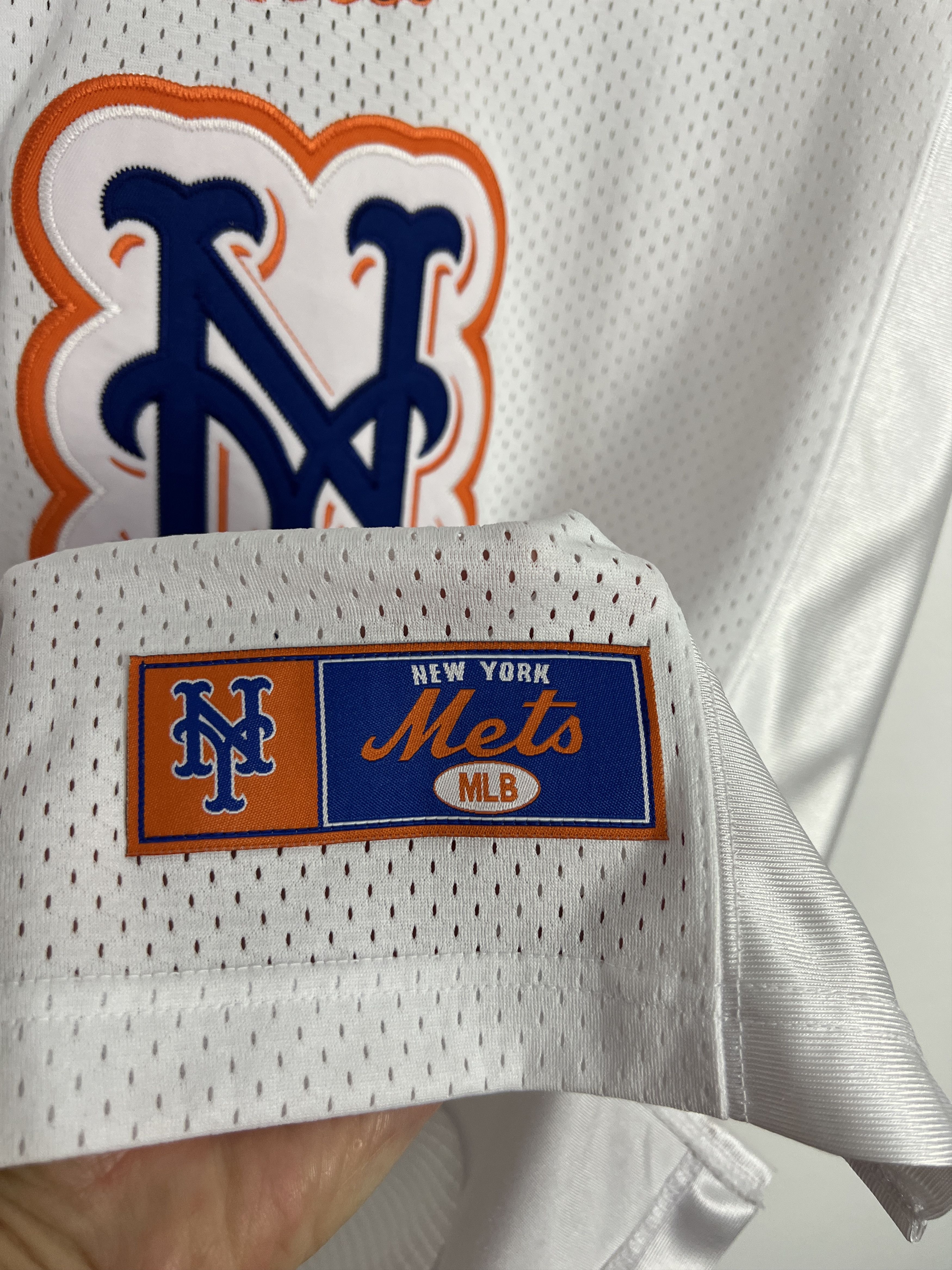 Vintage Lee Sport New York Mets Satin Mesh Jersey MLB Patch Size US L / EU 52-54 / 3 - 4 Thumbnail