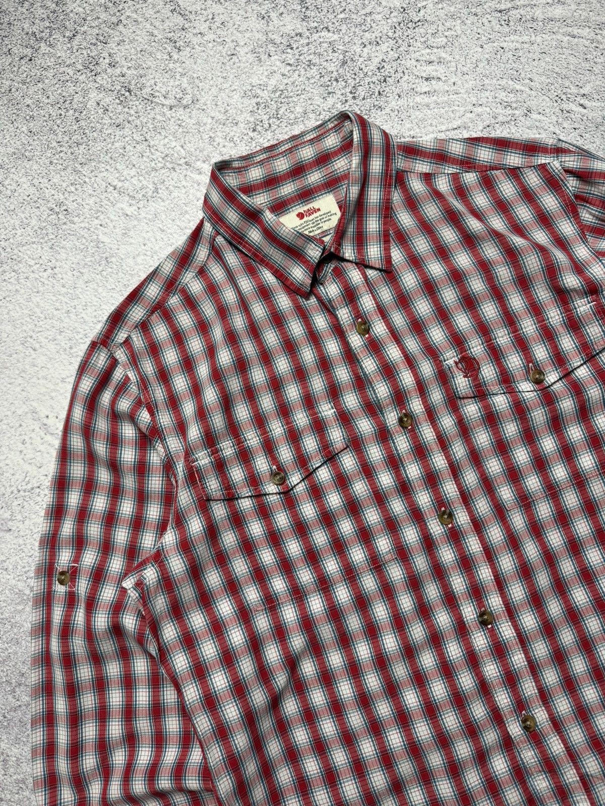 Fjallraven Fjallraven Shirt Long Sleeve Button Up Outdoor Gorpcore Size US M / EU 48-50 / 2 - 2 Thumbnail
