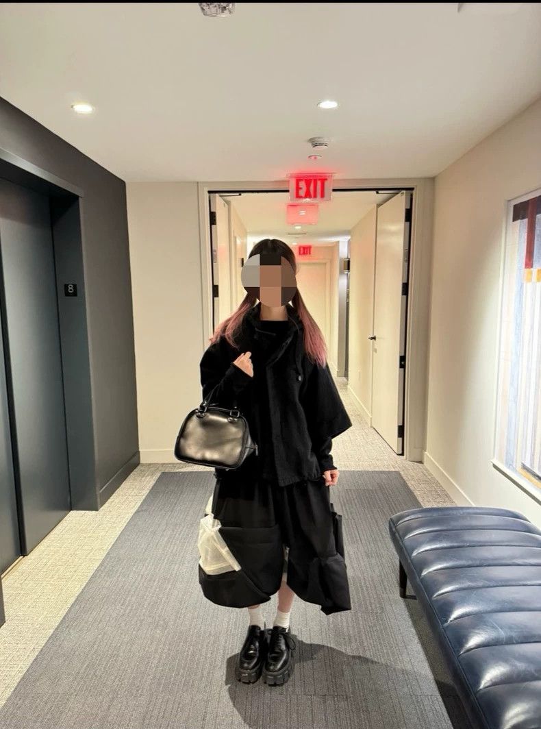 Comme des Garcons Comme Des Garcons size S Black skirt Size 23" - 6 Thumbnail