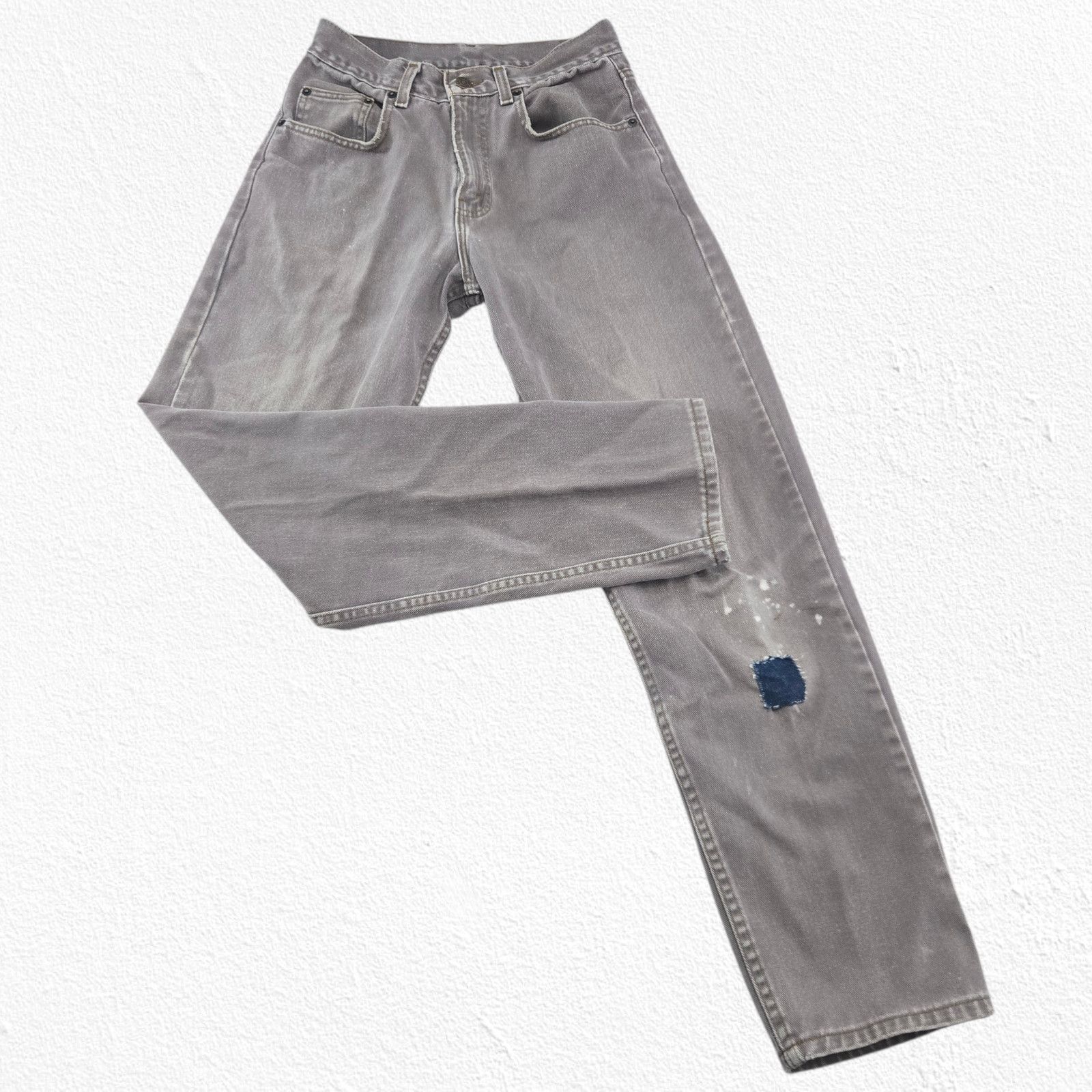 Arizona Jean Co. Vintage 90s USA Workwear Paint Splatter Jeans Size 27 Size US 27 - 2 Thumbnail