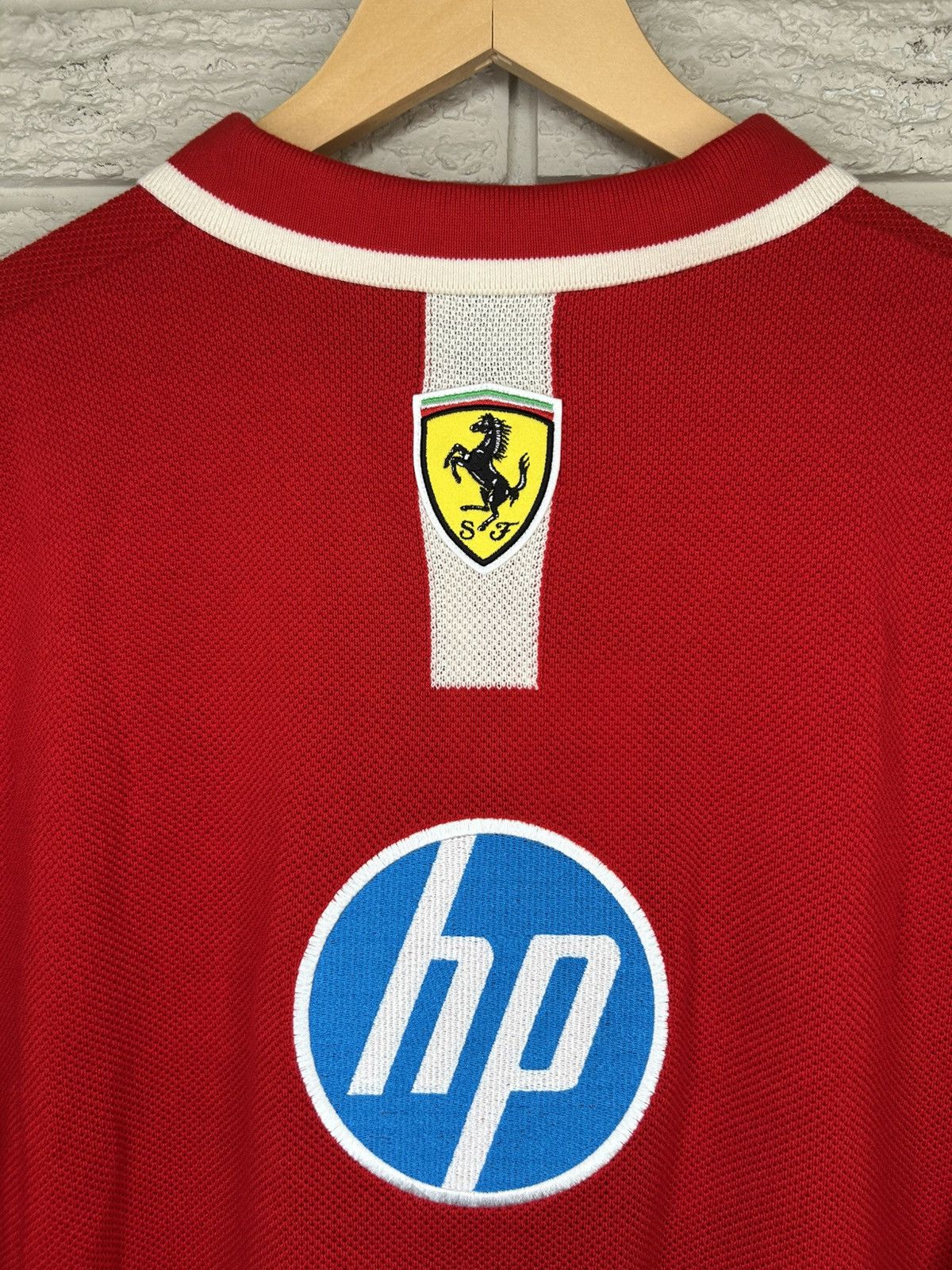 Ferrari × Puma Puma Ferrari Scuderia Knit Polo Shirt Size US XXL / EU 58 / 5 - 12 Thumbnail
