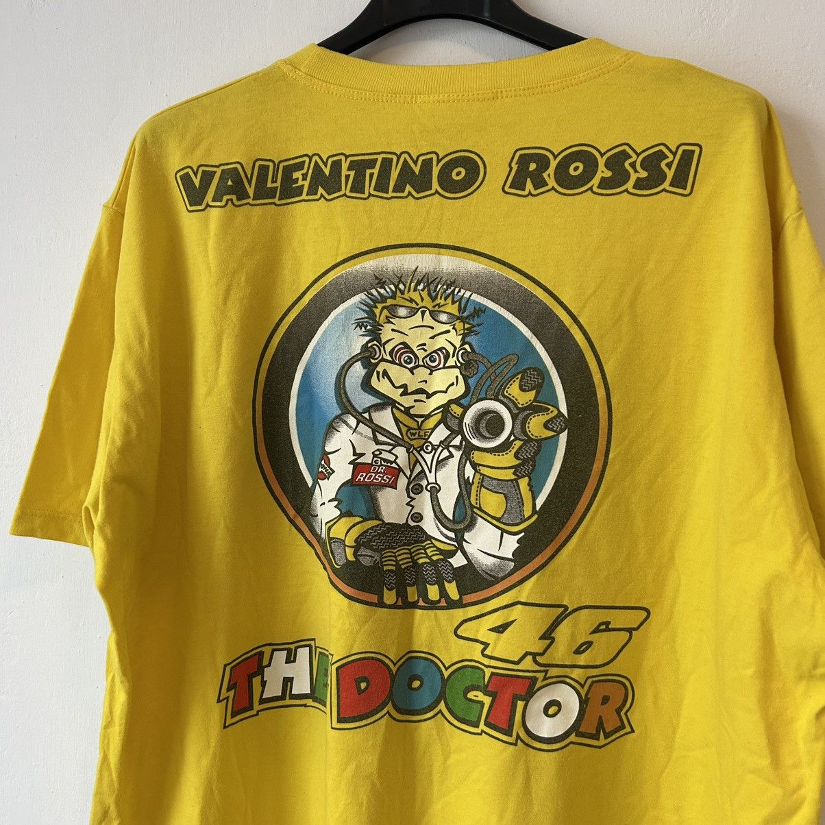 Formula 1 × NASCAR × Vintage Valentino Rossi 46 t-shirt The Doctor sun yellow Size US L / EU 52-54 / 3 - 5 Thumbnail