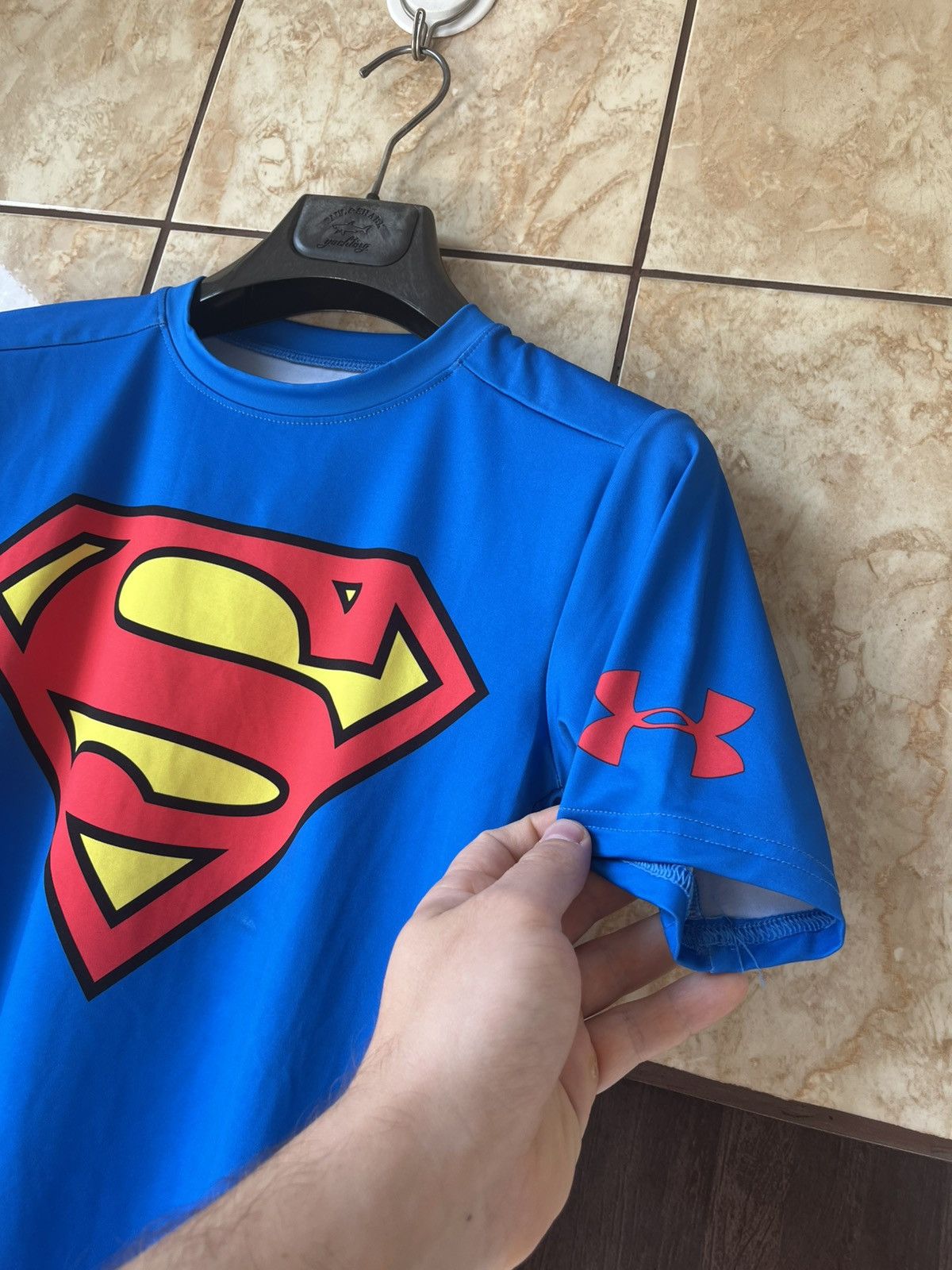 DC Comics Under Armour Onyx Dc Comics Super Man rash guard Size US S / EU 44-46 / 1 - 2 Thumbnail
